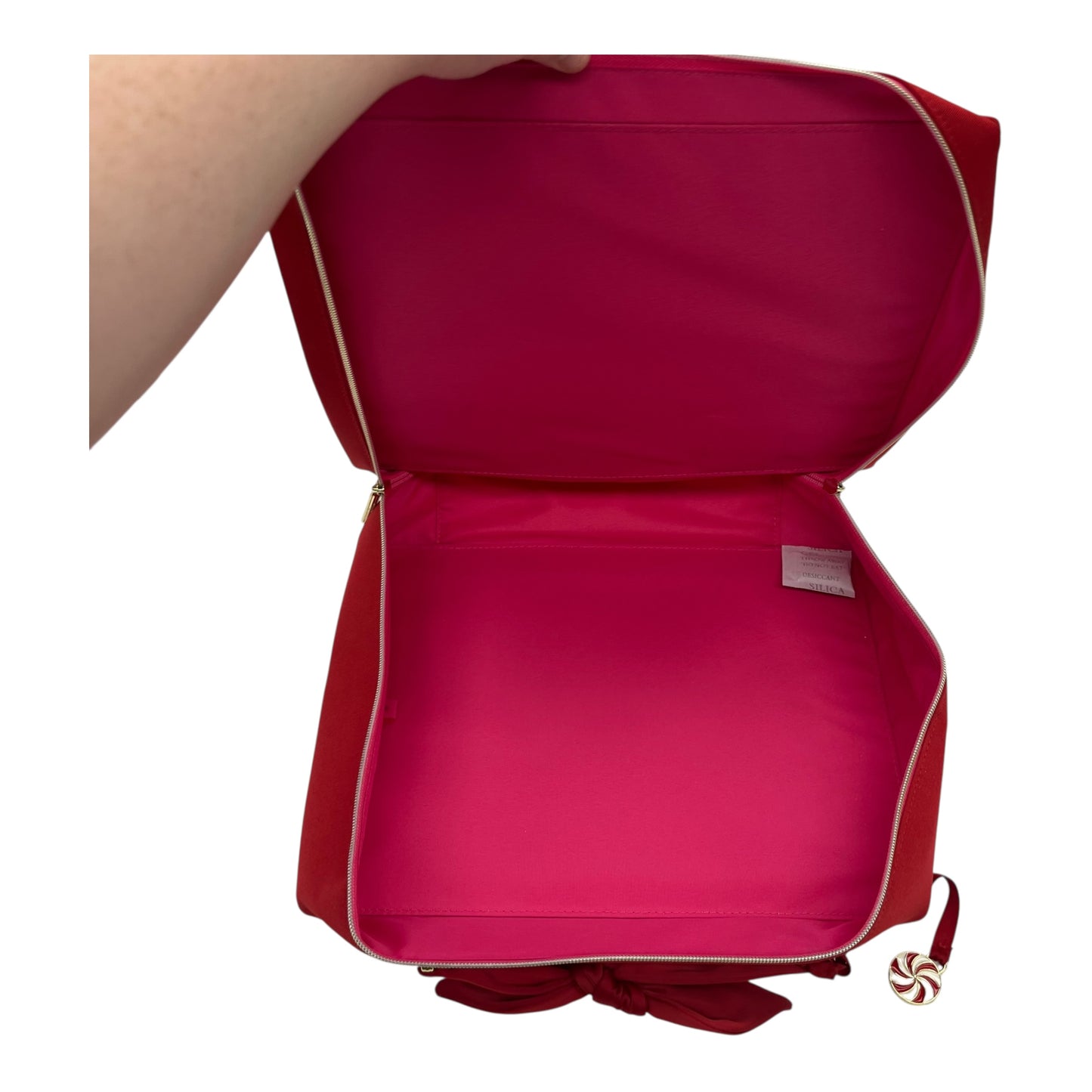 Makeup Bag By Estee Lauder In Red, Size:Large