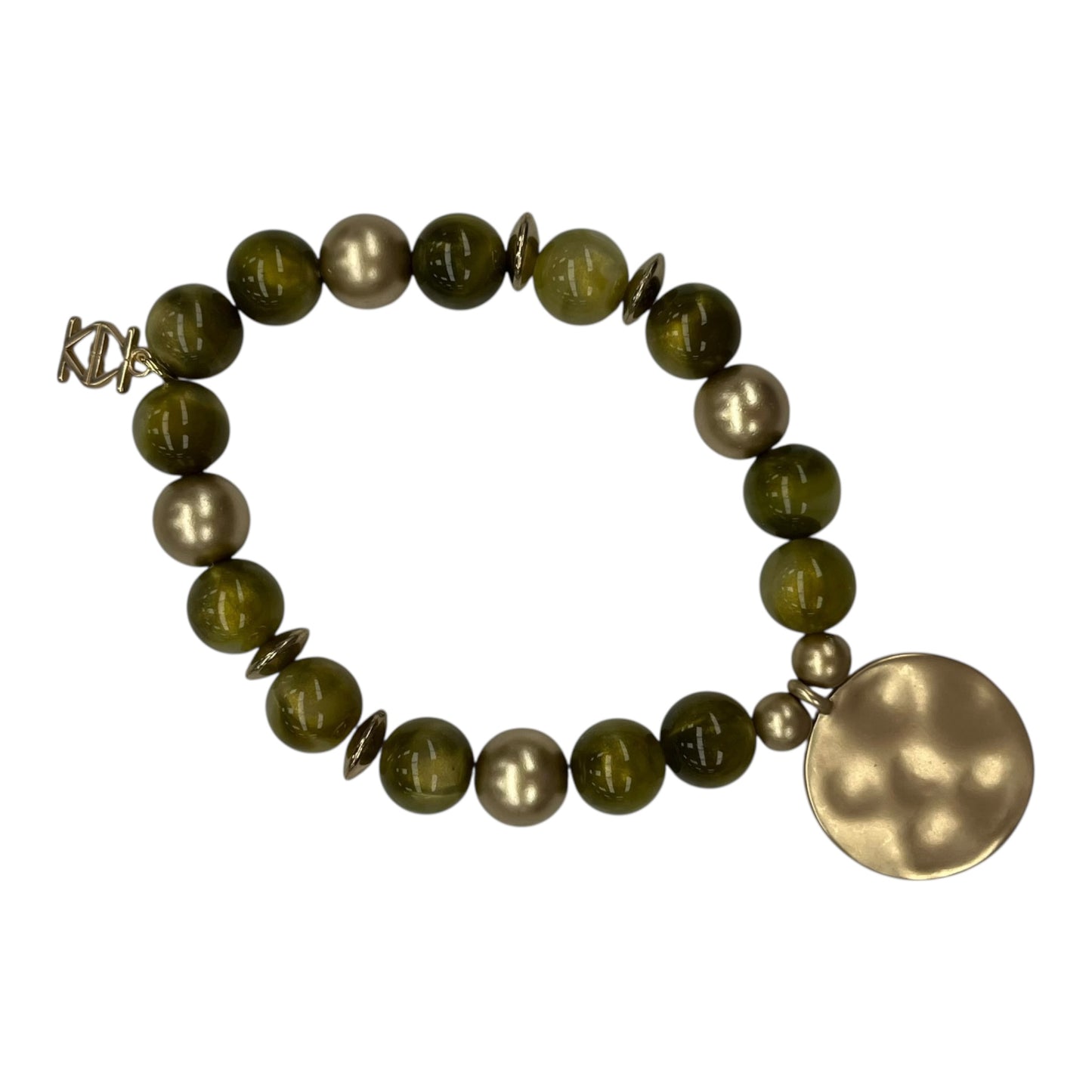 Bracelet Beaded By Clothes Mentor In Green