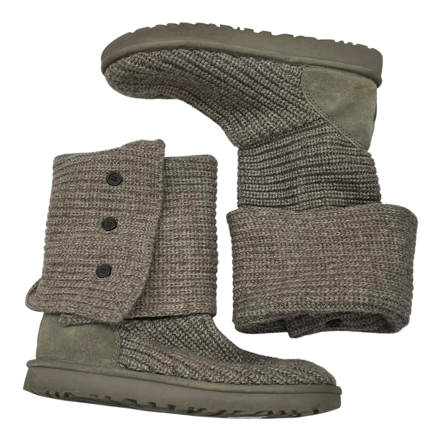 Boots Designer By Ugg In Grey, Size:11