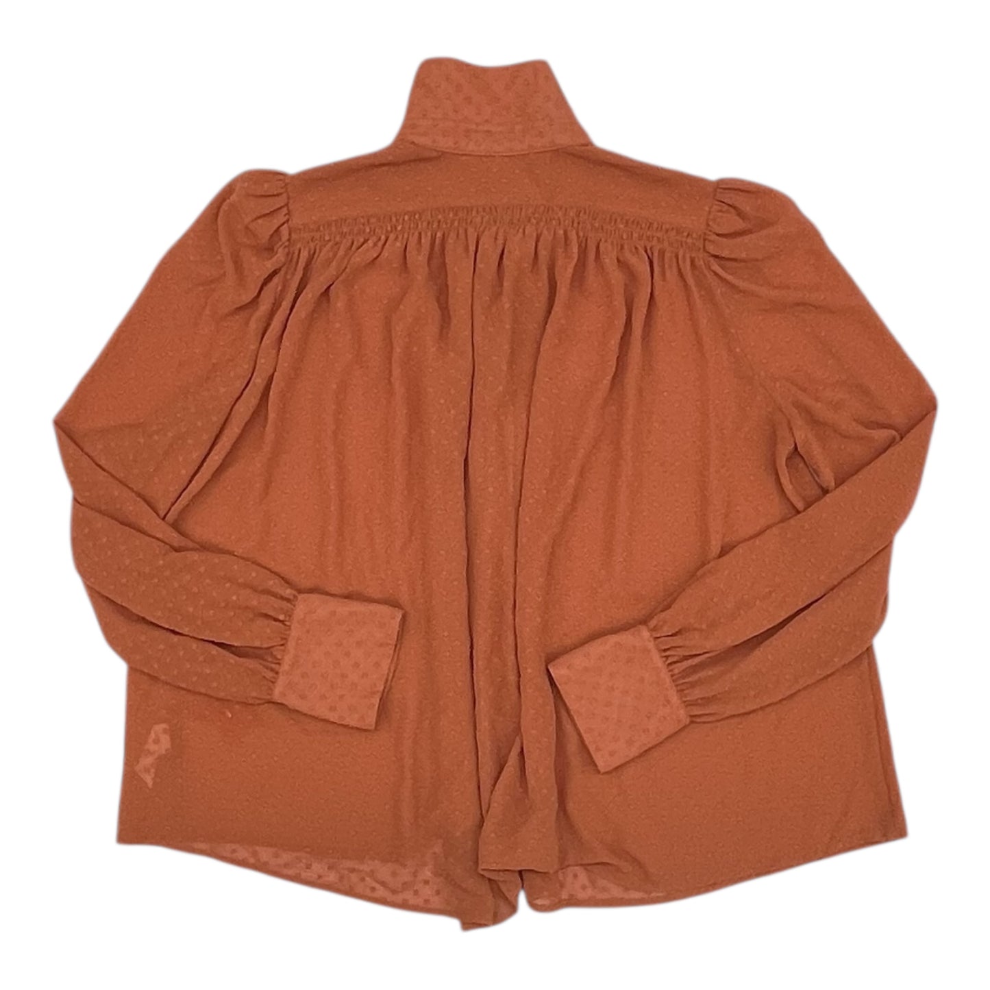 Blouse Ls By Free People In Orange, Size:S