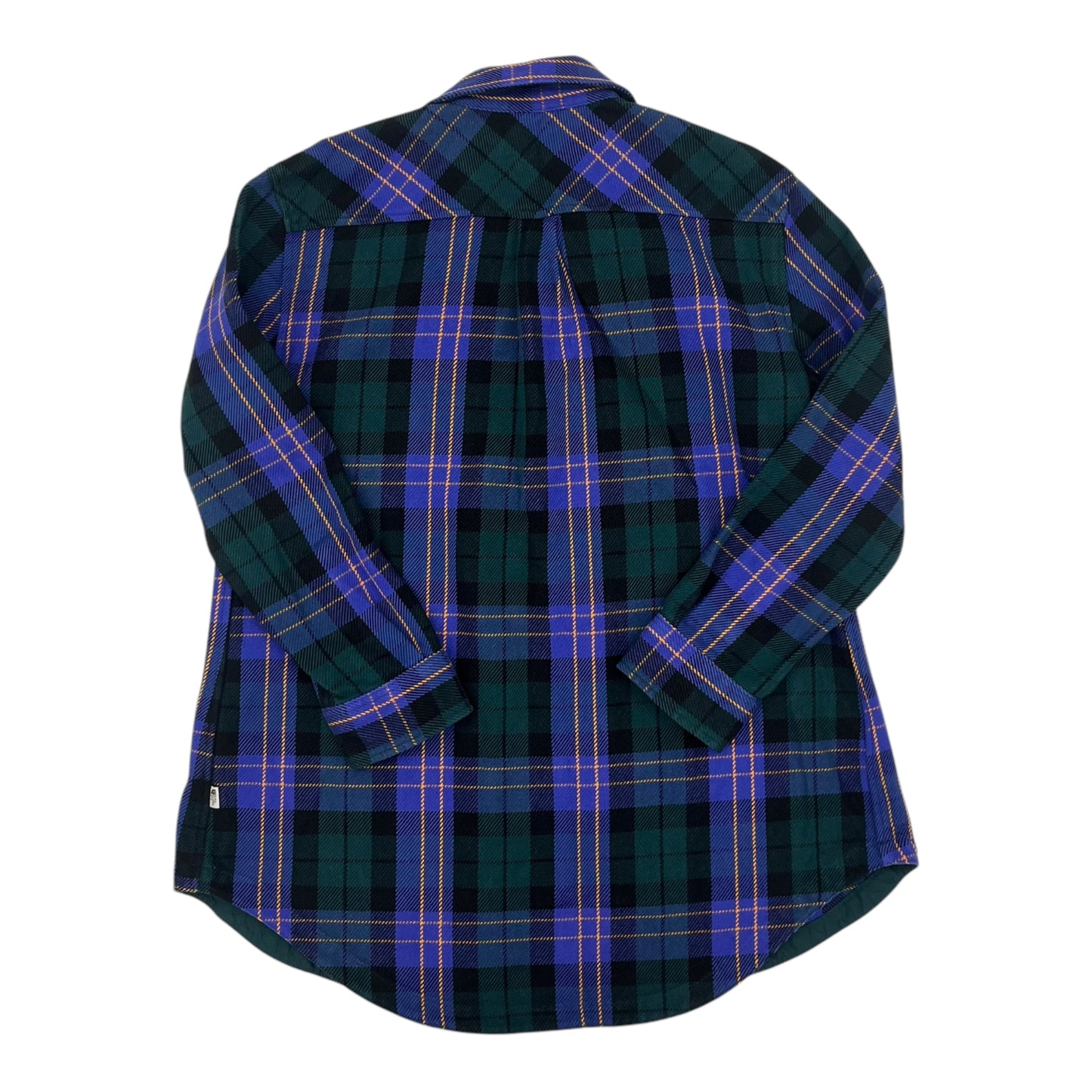 Jacket Shirt By The North Face In Blue & Green, Size:L