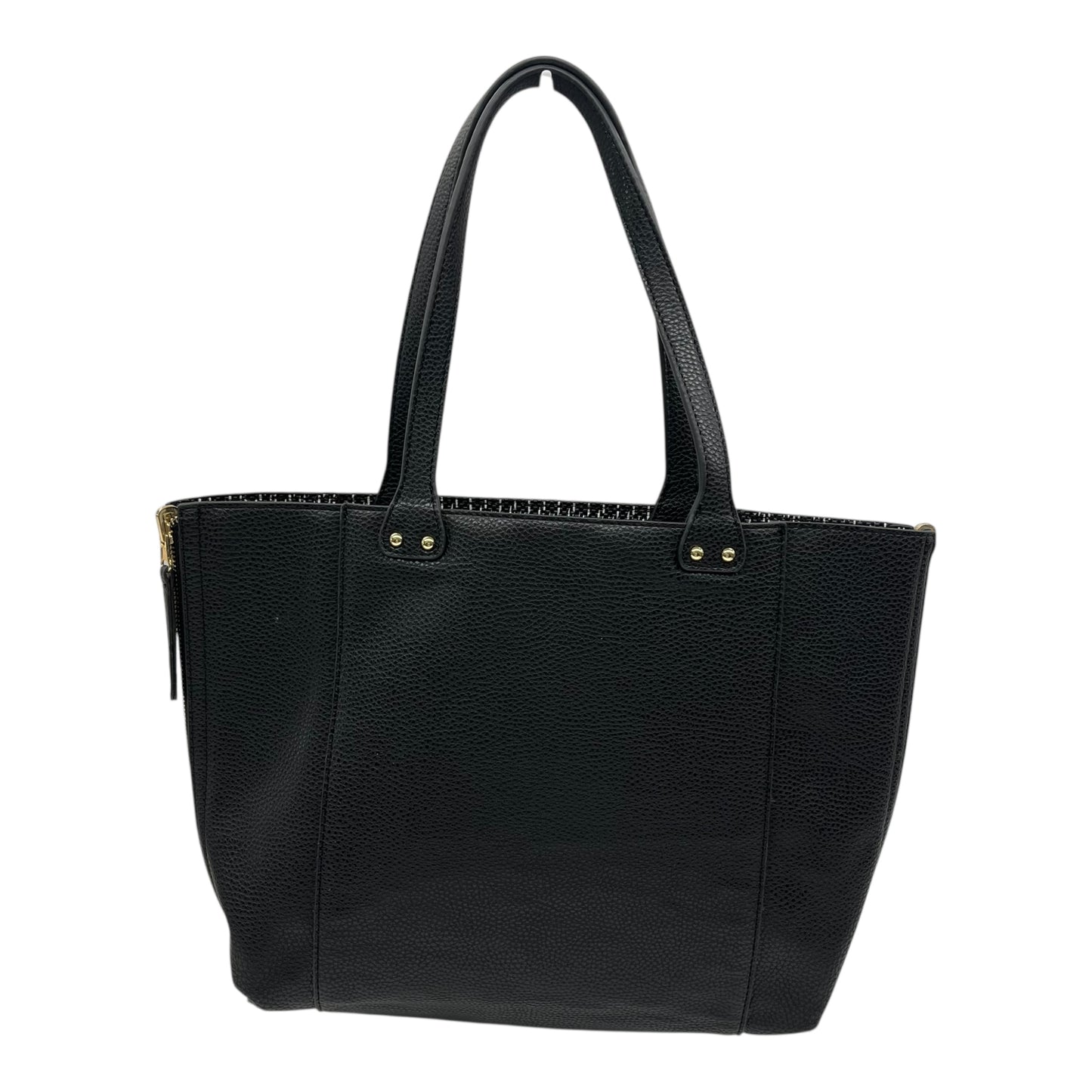Tote By Clothes Mentor In Black & White, Size:Medium
