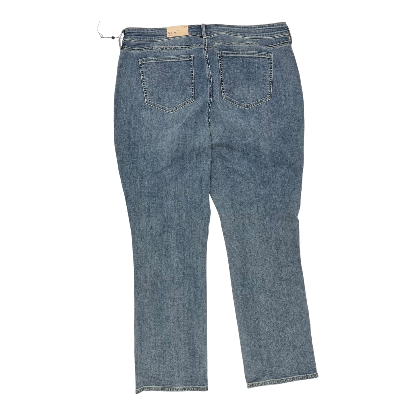 Jeans Straight By Not Your Daughters Jeans In Blue Denim, Size:20
