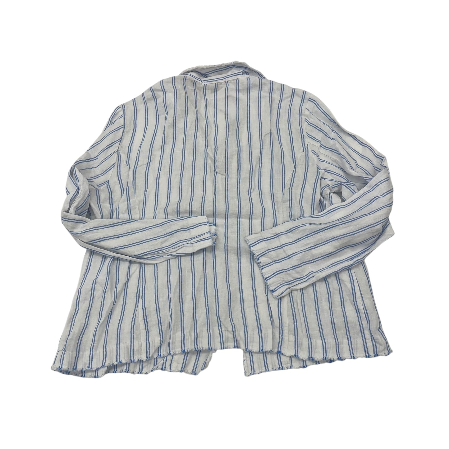 Top Ls By Jones And Co In Blue & White, Size:Xl