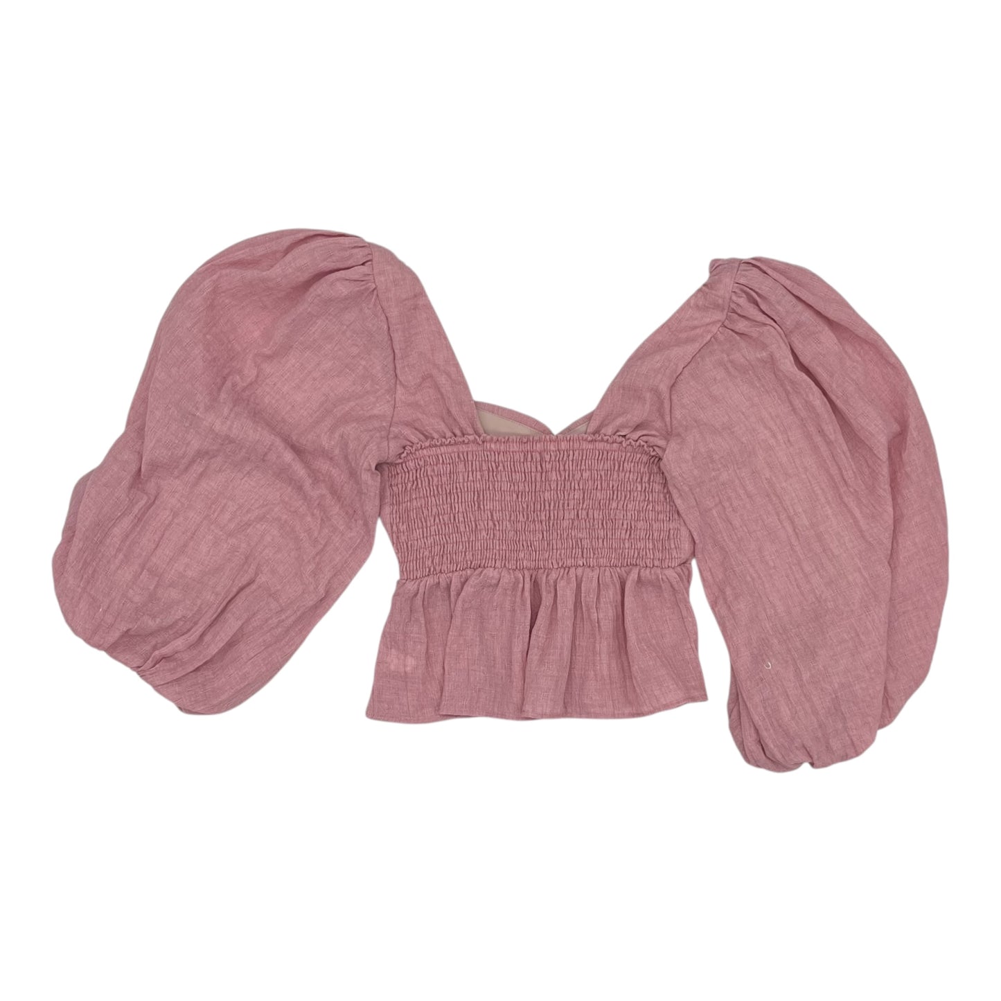 Blouse 3/4 Sleeve By Show Me Your Mumu In Pink, Size:S