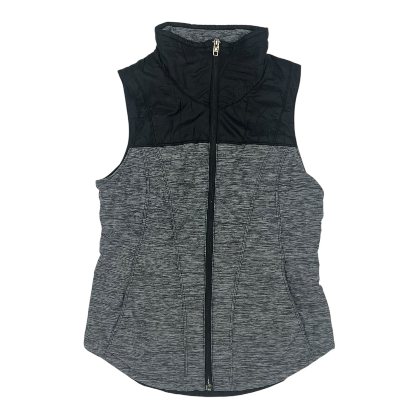 Vest Puffer & Quilted By The North Face In Grey, Size:S