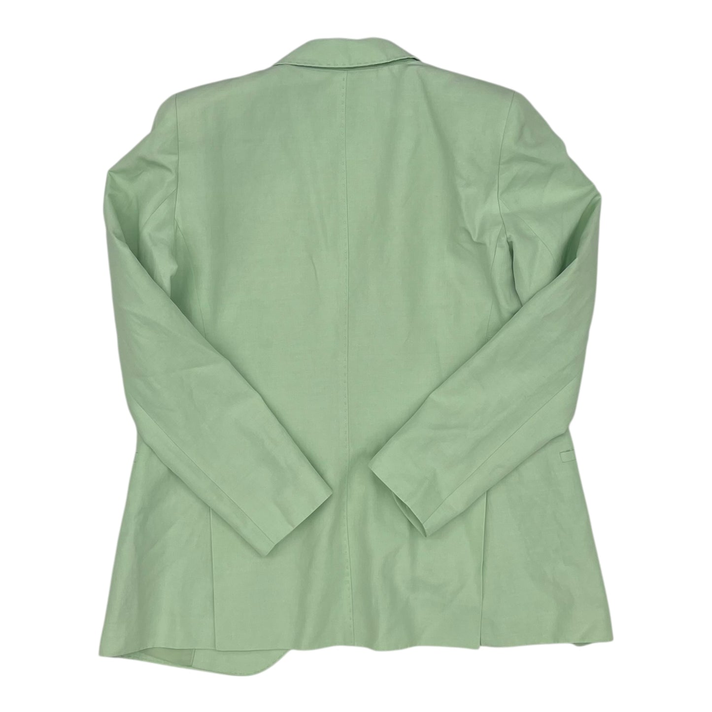 Blazer Designer By Lafayette 148 In Green, Size:L