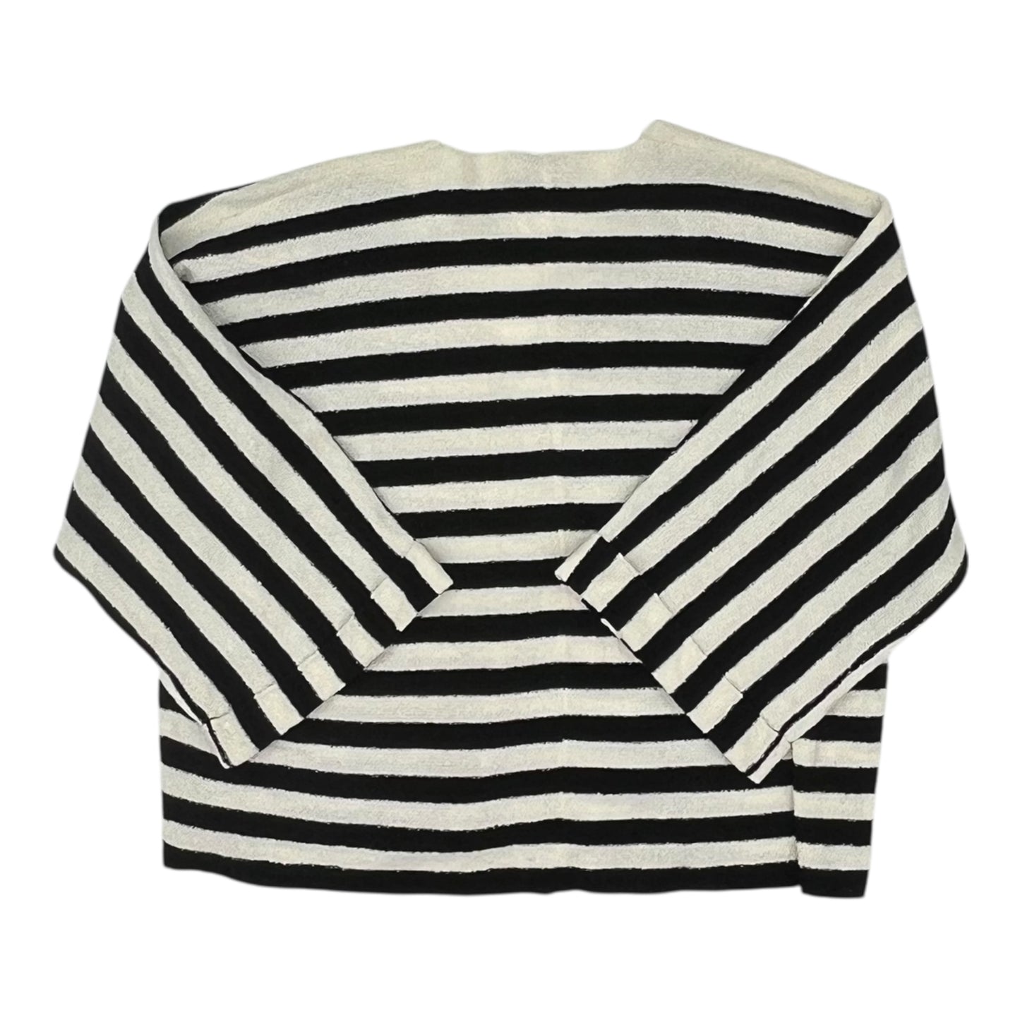 Sweater By Zara In Black & Cream, Size:L