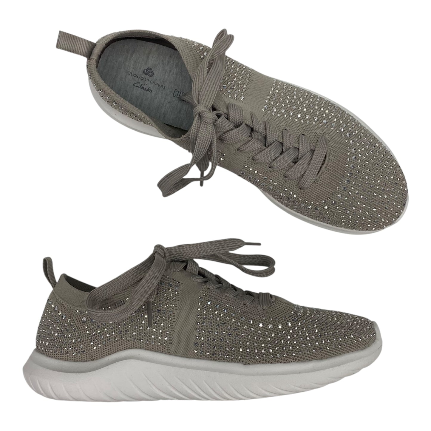 Shoes Sneakers By Clarks In Tan, Size:9