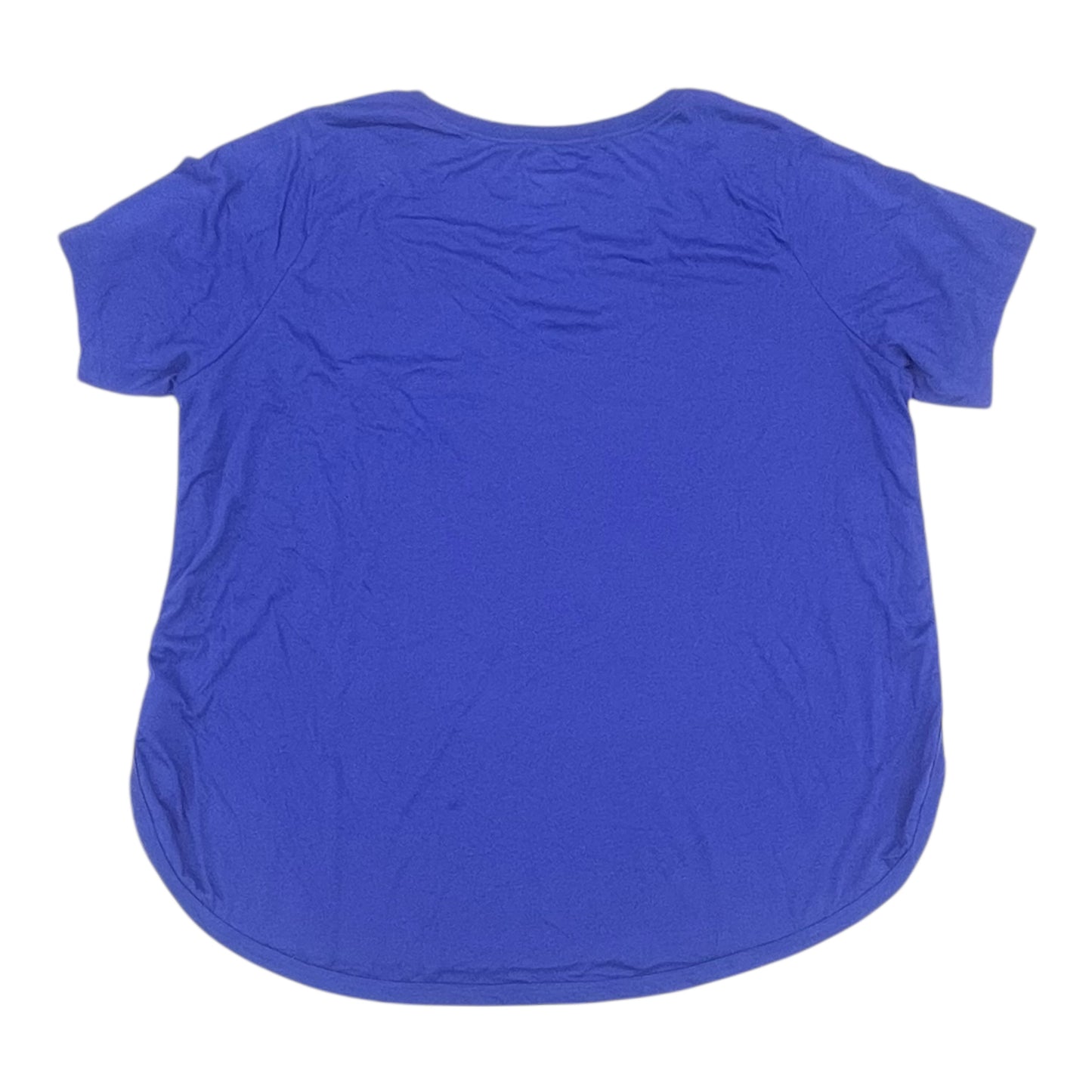 Athletic Top Ss By Nike In Blue, Size:3X