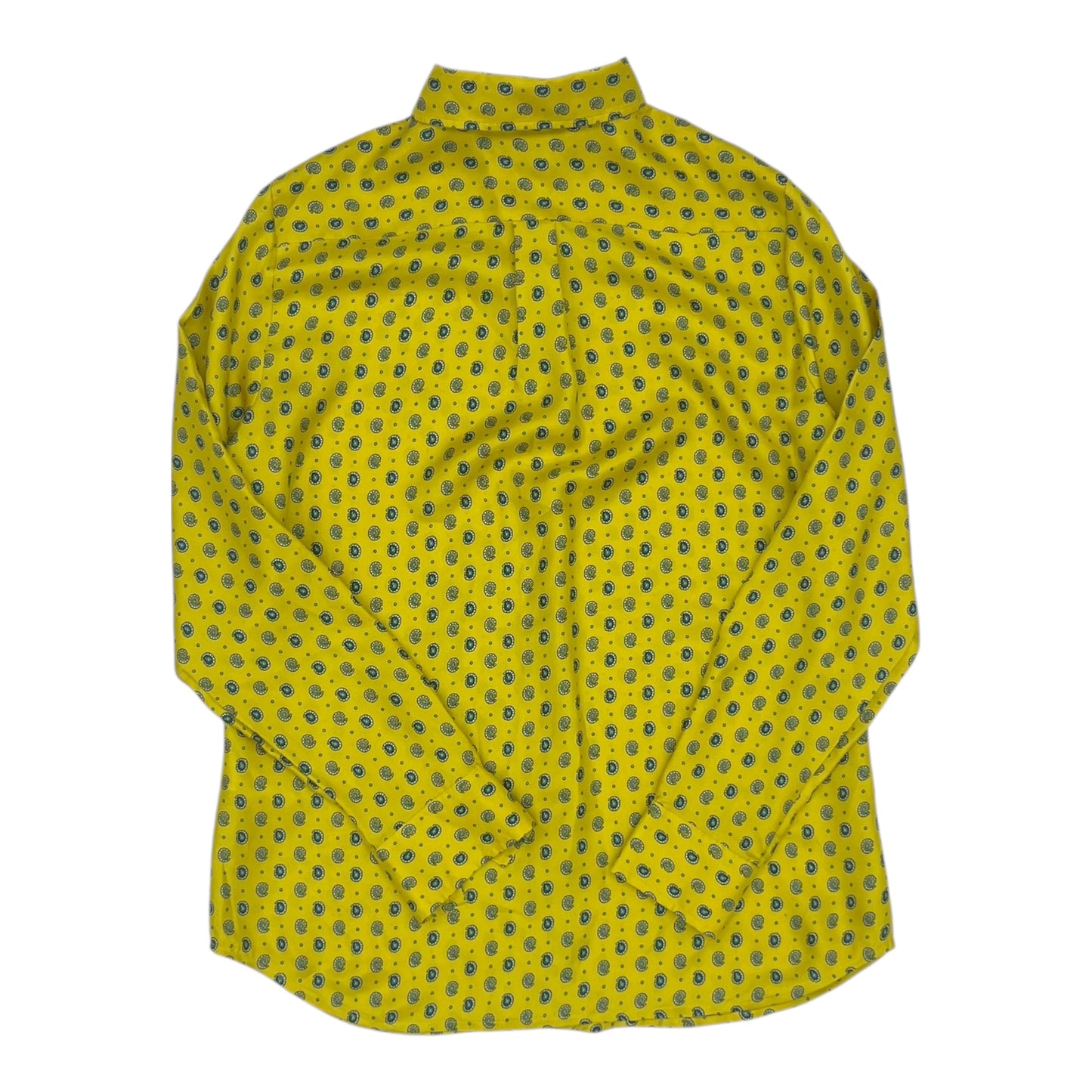 Blouse Ls By Banana Republic In Yellow, Size:S