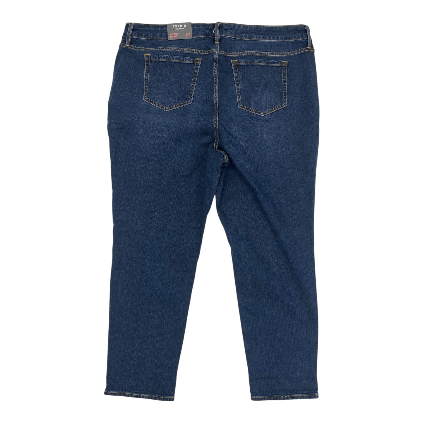 Jeans Straight By Torrid In Blue Denim, Size:22