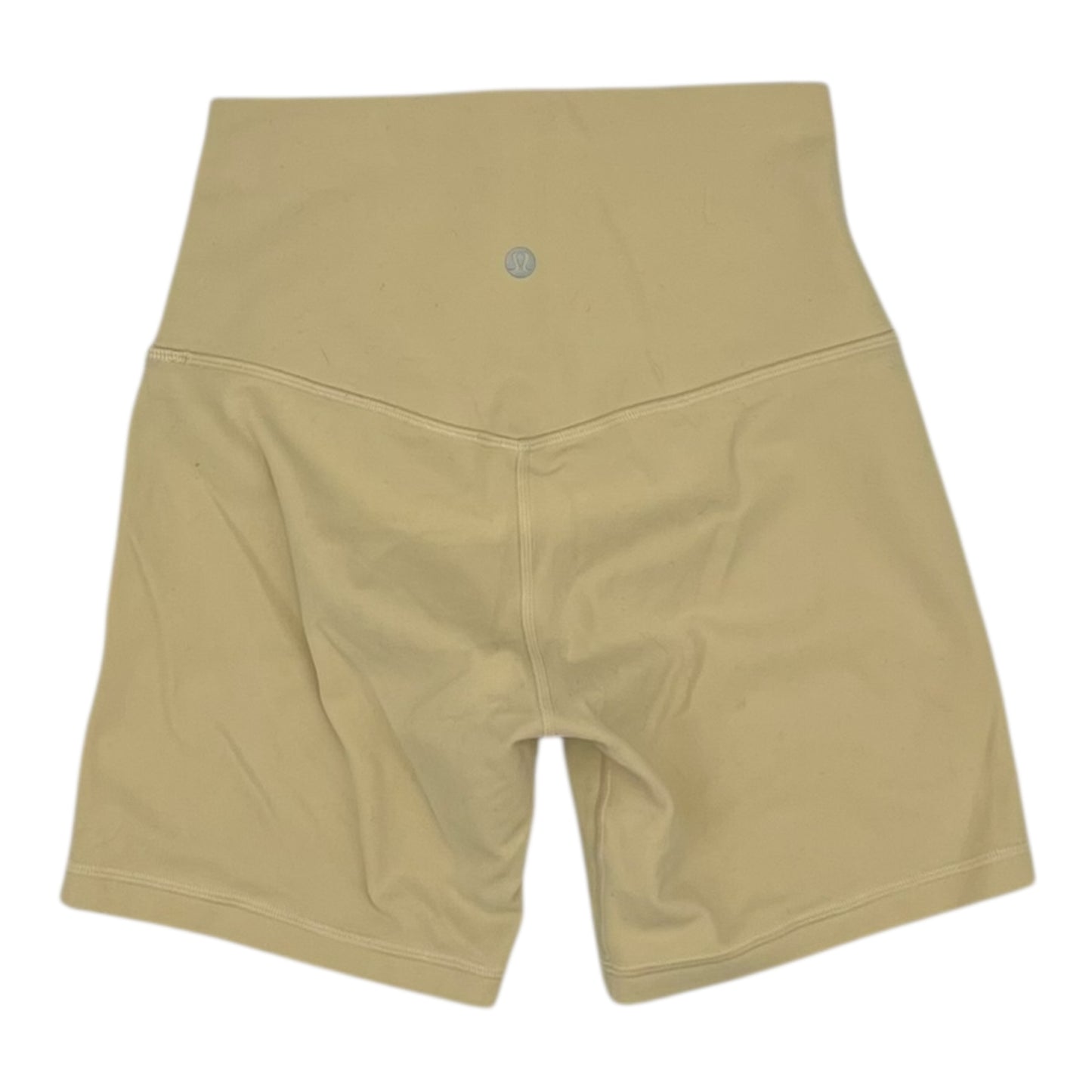 Athletic Shorts By Lululemon In Yellow, Size:S