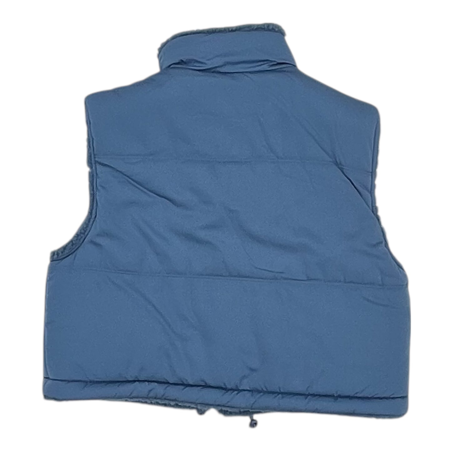 Vest Faux Fur & Sherpa By Thread And Supply In Blue, Size:S