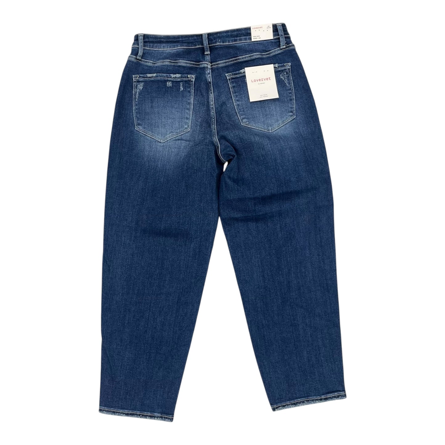 Jeans Straight By Vervet In Blue Denim, Size:12