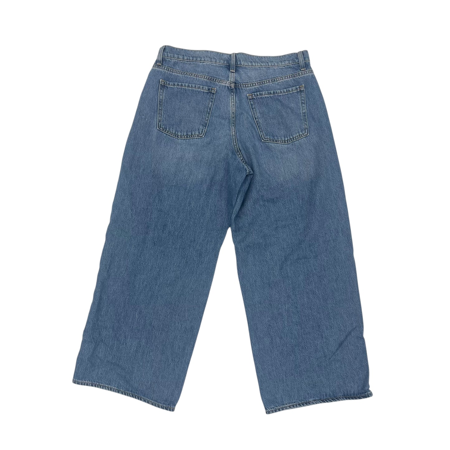 Jeans Wide Leg By Old Navy In Blue Denim, Size:10