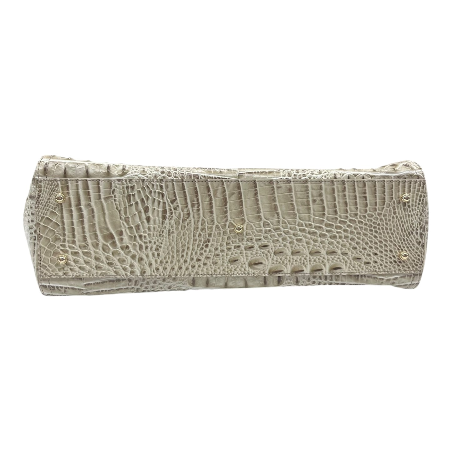 Handbag Designer By Brahmin In Cream, Size:Large