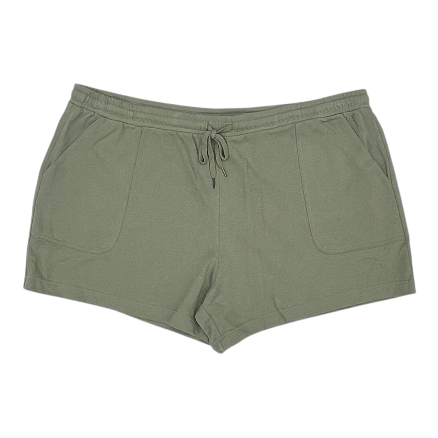 Shorts By Terra & Sky In Green, Size:3X