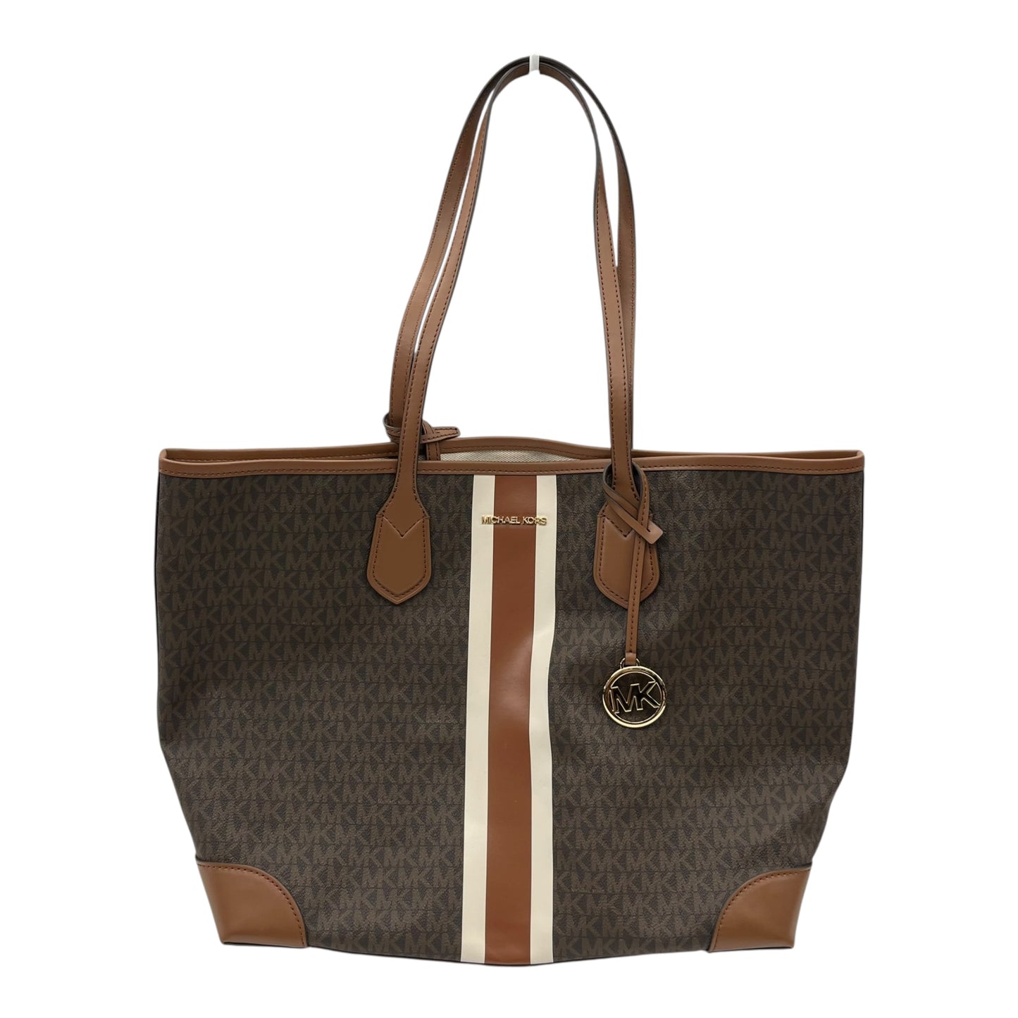 Handbag Designer By Michael Kors In Brown, Size:Large