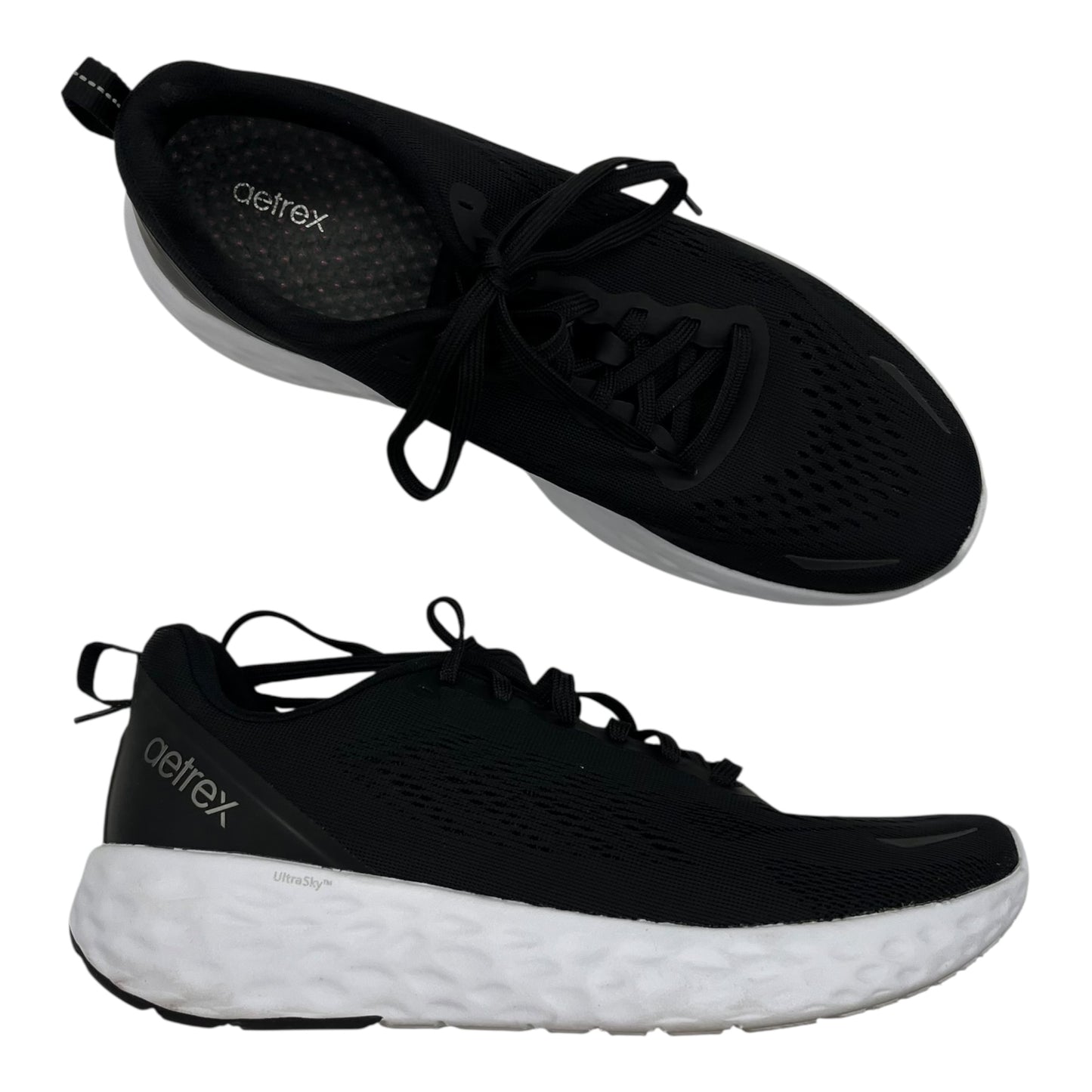 Shoes Athletic By Aetrex In Black, Size:10