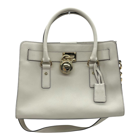 Handbag Designer By Michael Kors In Cream, Size:Large