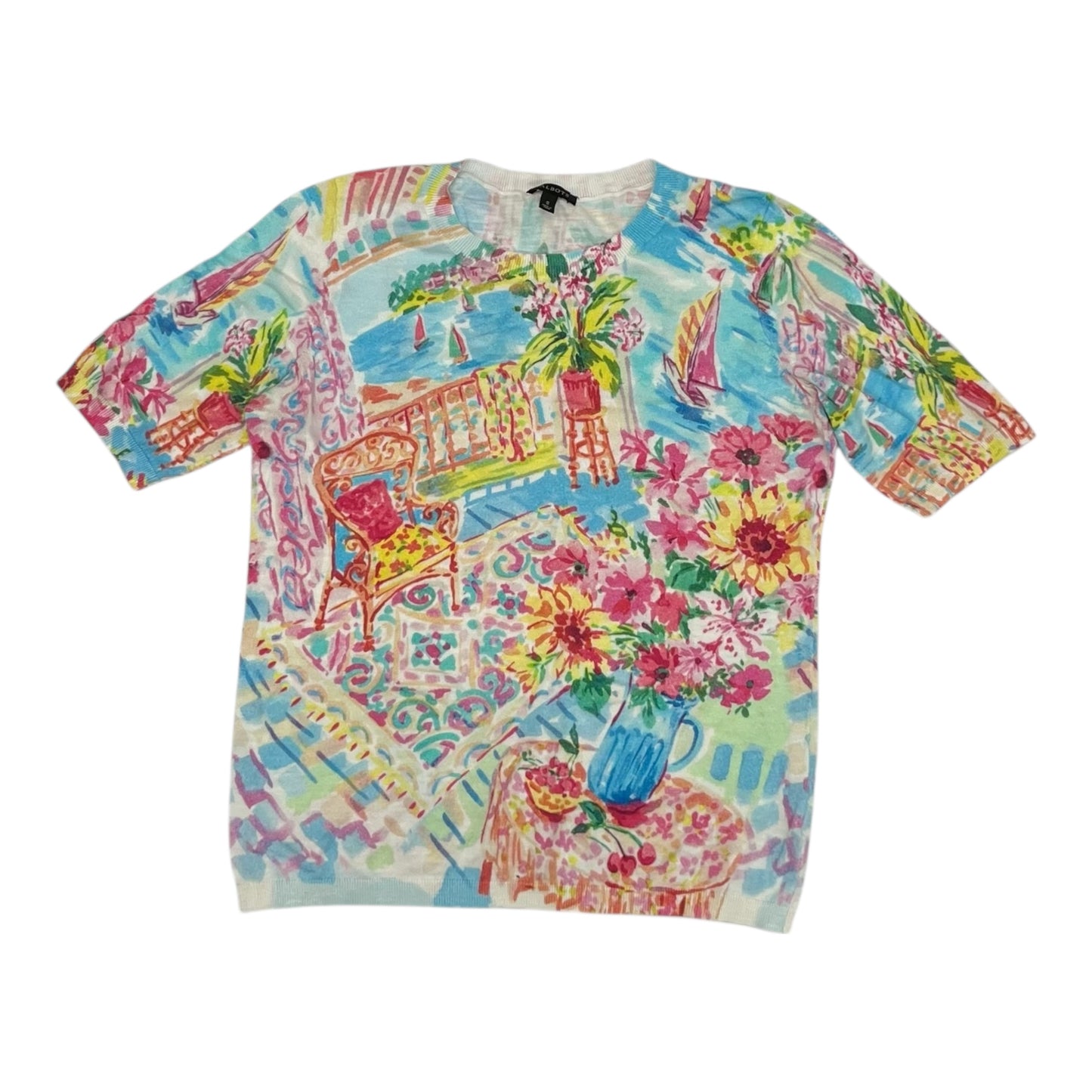 Sweater Ss By Talbots In Multi, Size:S