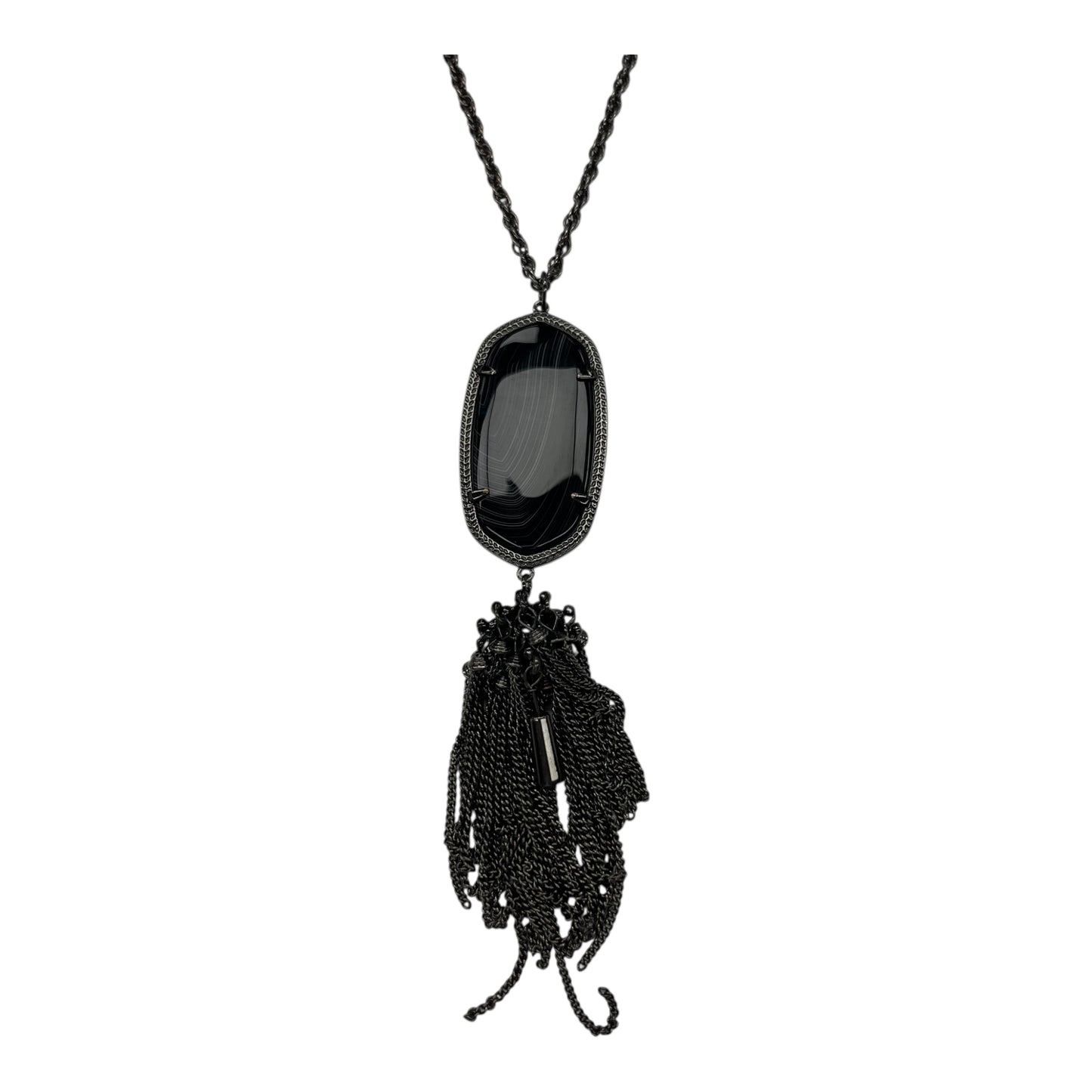 Necklace Pendant By Kendra Scott In Black