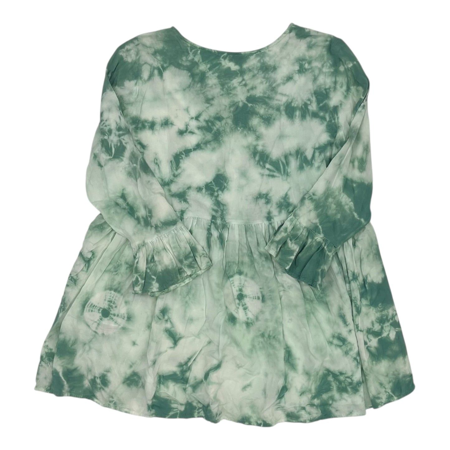 Top 3/4 Sleeve By Tantrum Blues In Green, Size:S