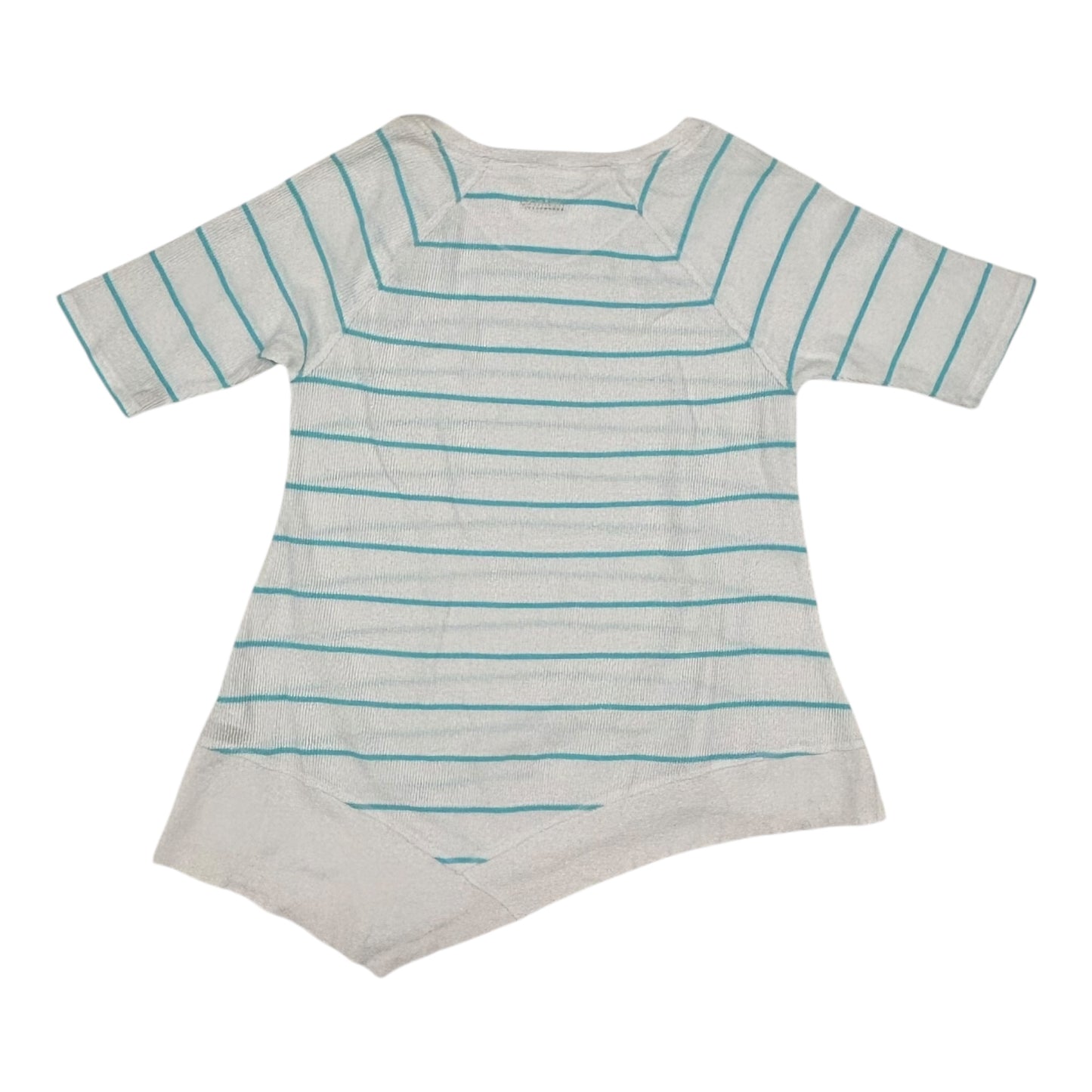 Top Ss By Calvin Klein In Blue & White, Size:M