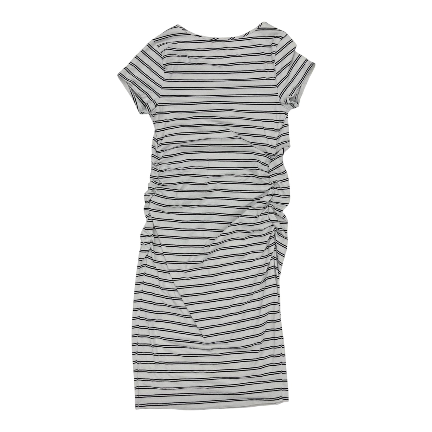 Mat Dress By Isabel Maternity In Black & Cream, Size:L