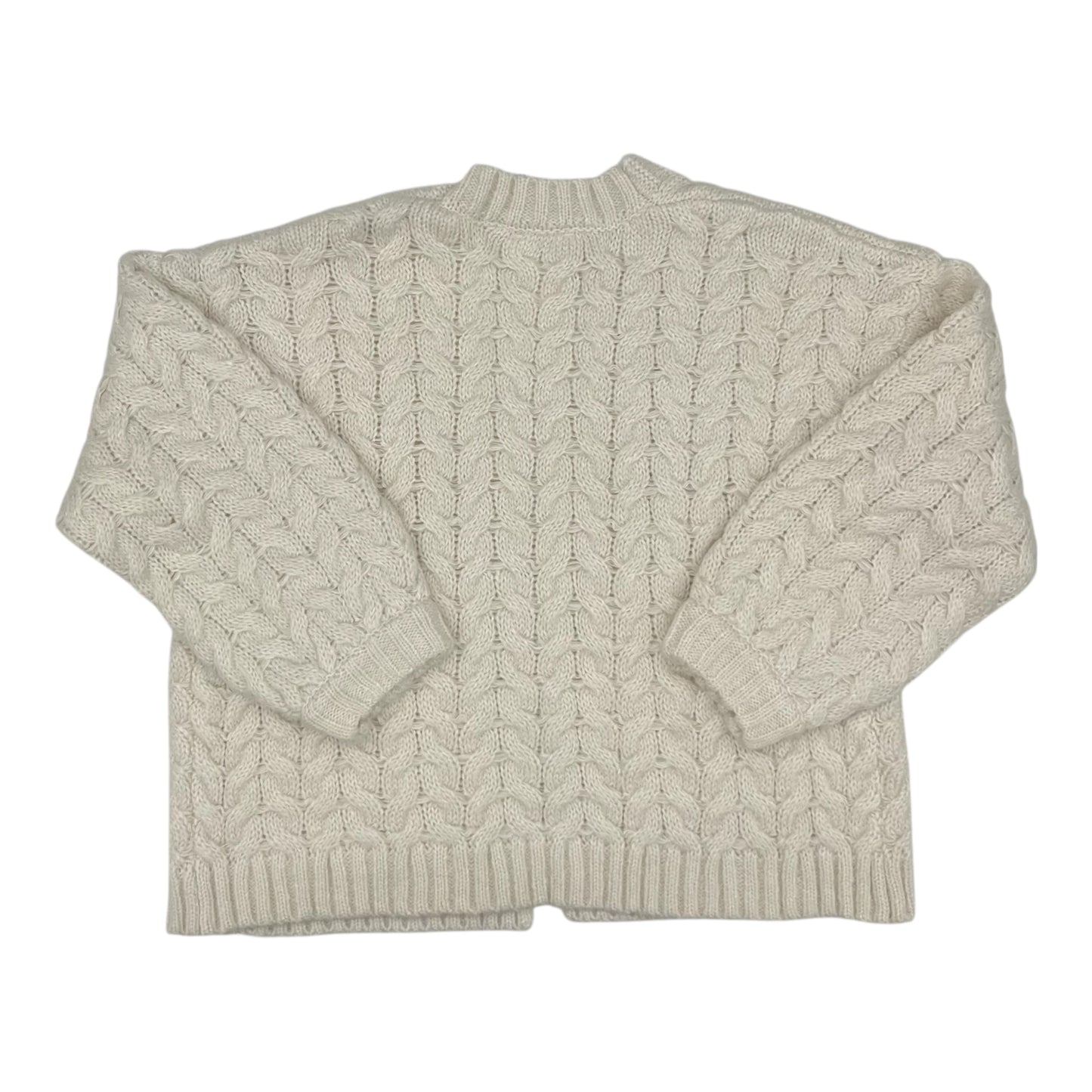 Sweater Cardigan By For The Republic In Cream, Size:L