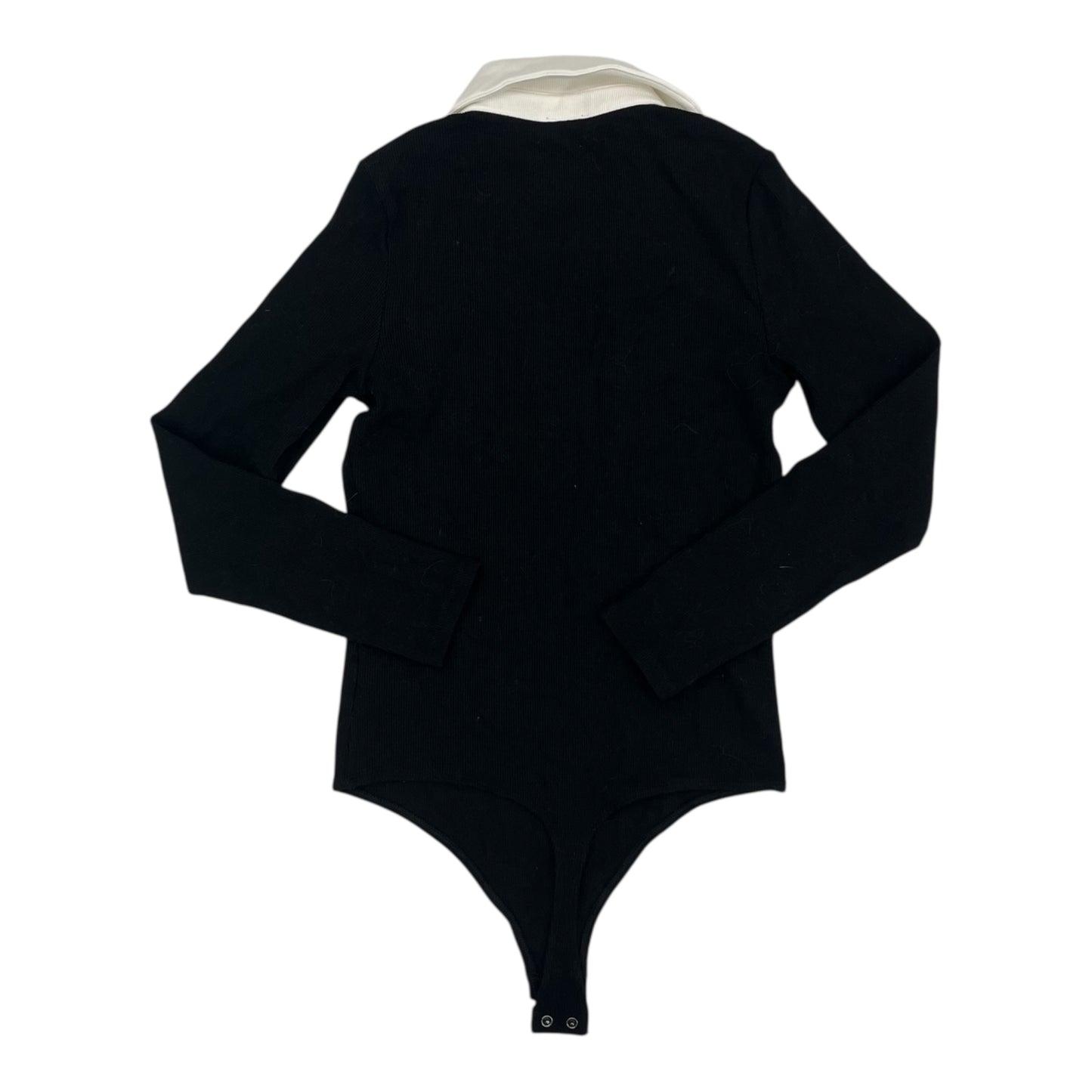 Bodysuit By Express In Black & White, Size:M