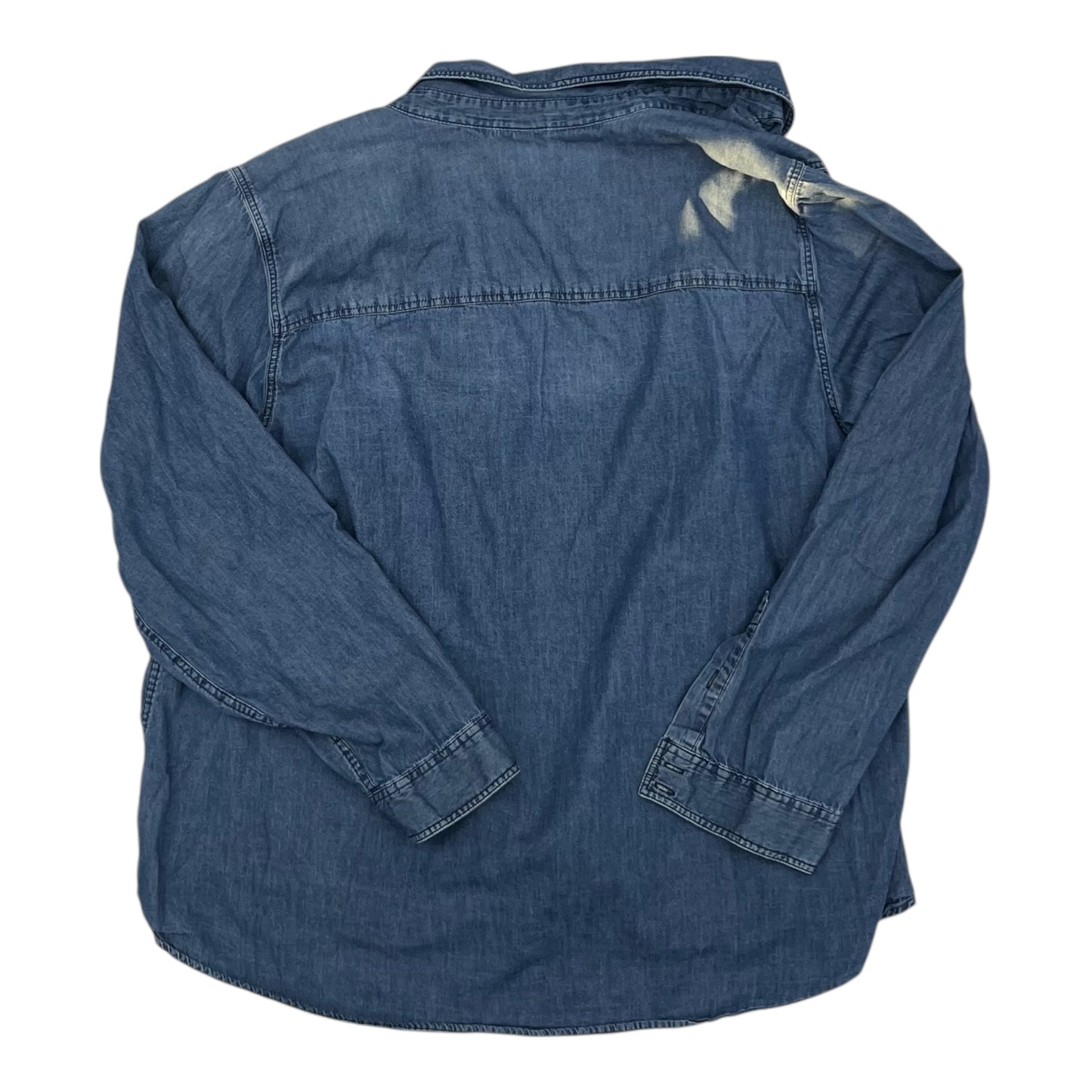 Top Ls By Torrid In Blue Denim, Size:3X
