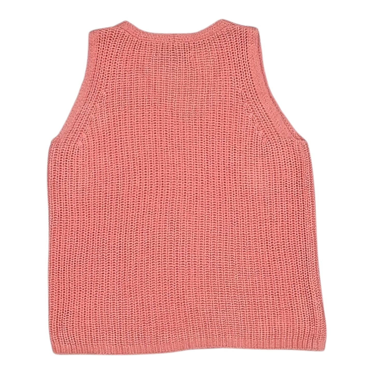 Vest Sweater By Loft In Coral, Size:L
