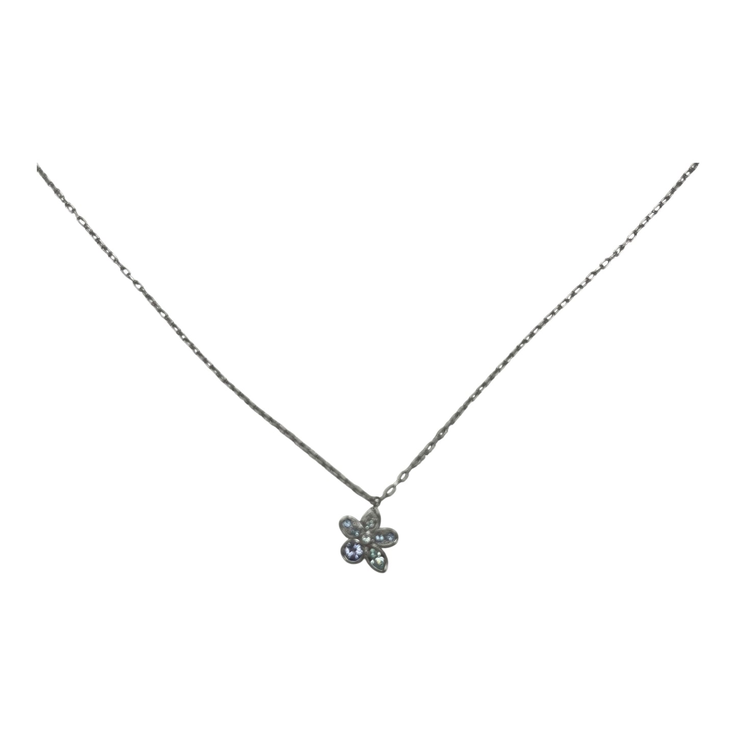 Necklace Designer By Swarovski In Silver