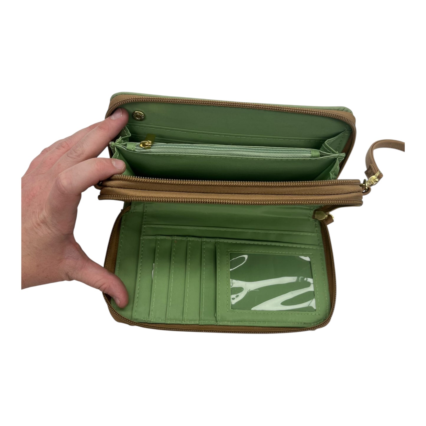 Crossbody By Bueno In Brown & Green, Size:Small