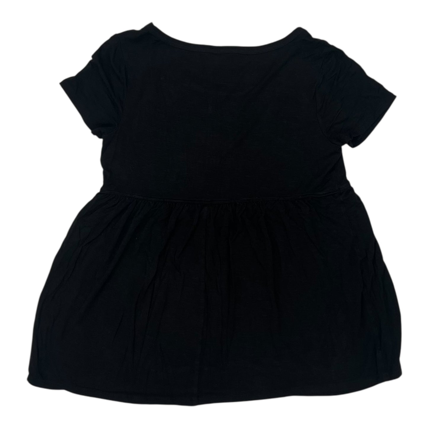 Mat Top Ss By Time And Tru In Black, Size:S