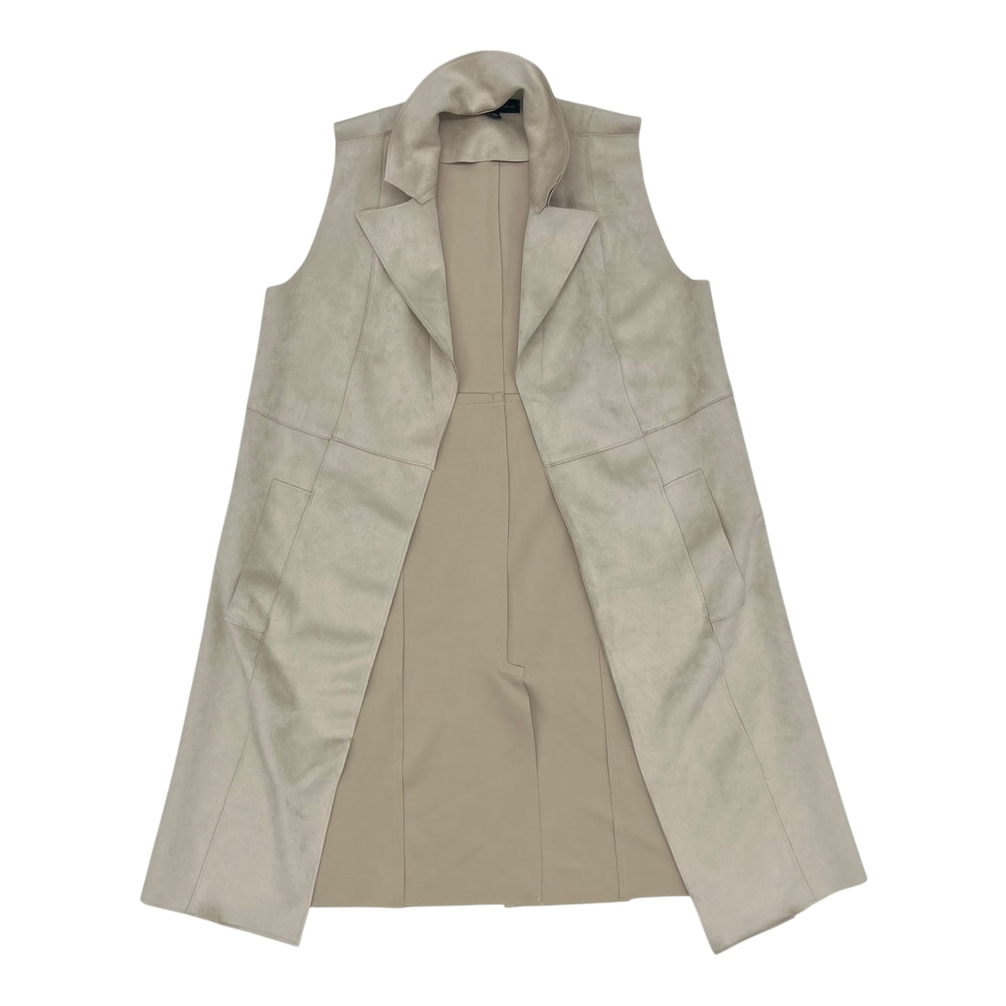 Vest Other By Joan Vass In Tan, Size:S