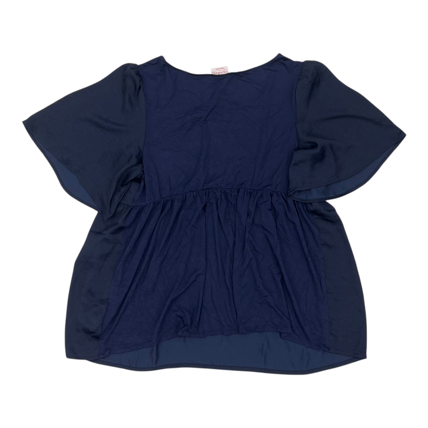 Mat Top Ss By Isabel Maternity In Navy, Size:Xxl