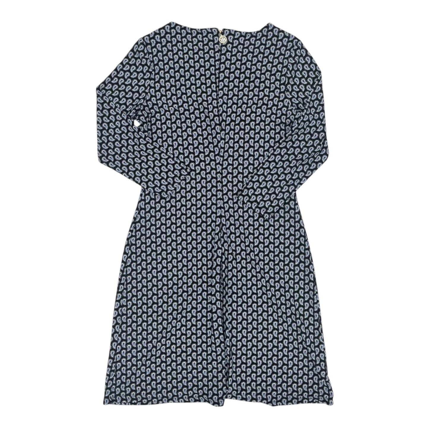 Dress Work By Tommy Hilfiger In Blue & White, Size:2