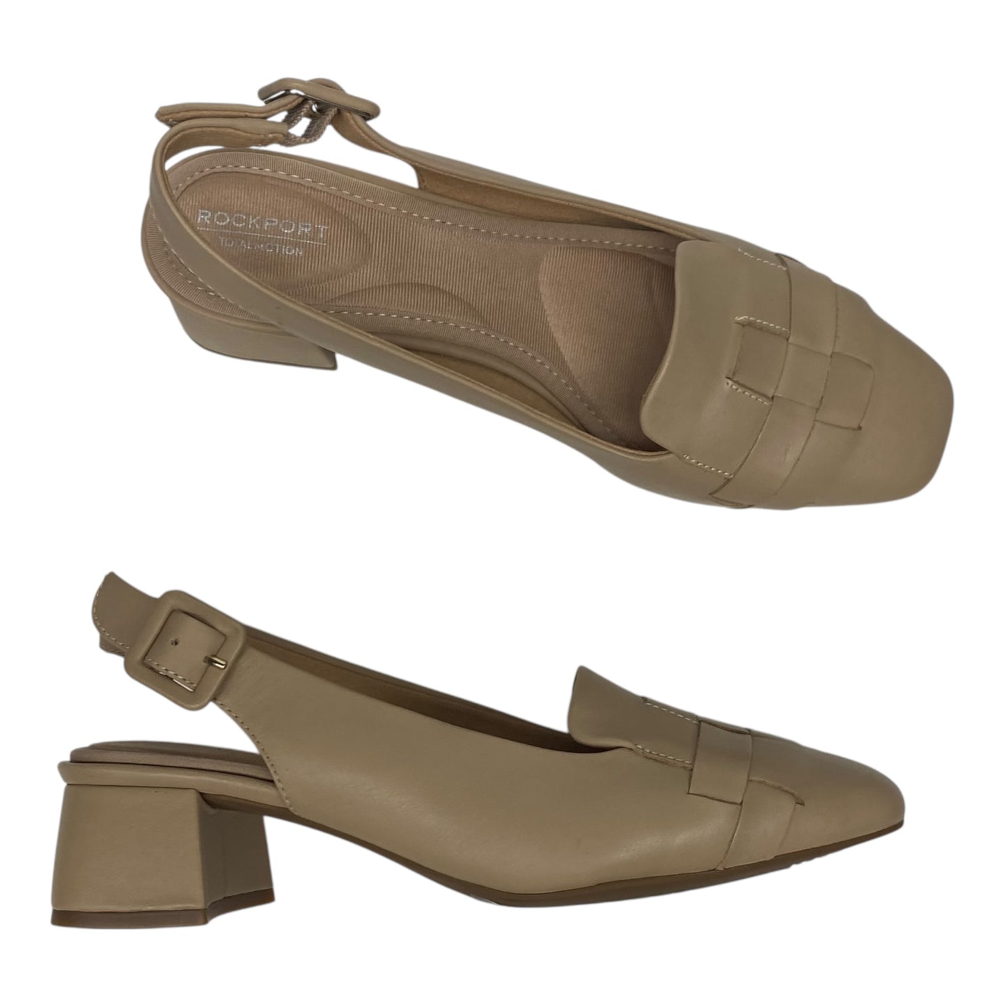 Shoes Heels Kitten By Rockport In Tan, Size:6