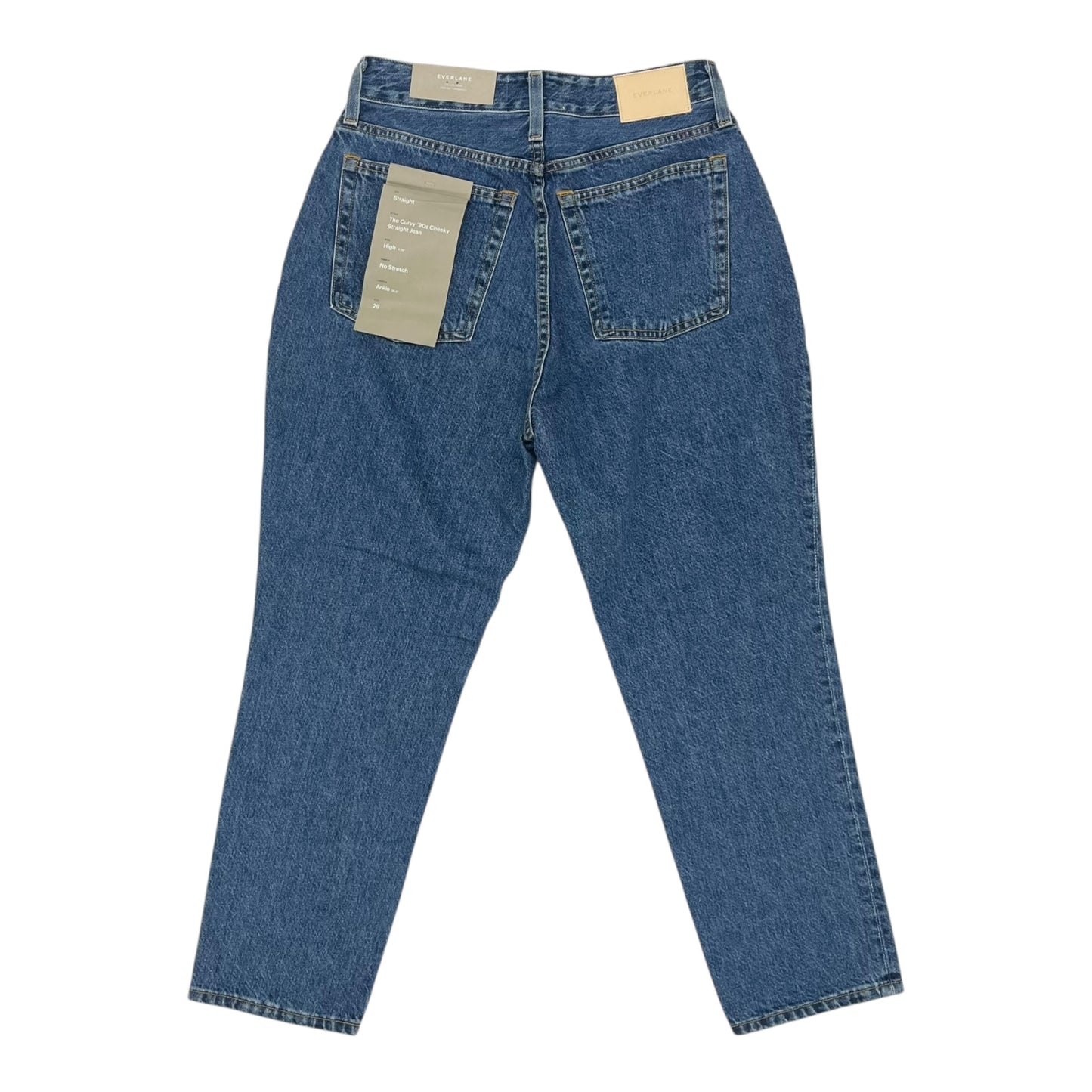 Jeans Straight By Everlane In Blue Denim, Size:8