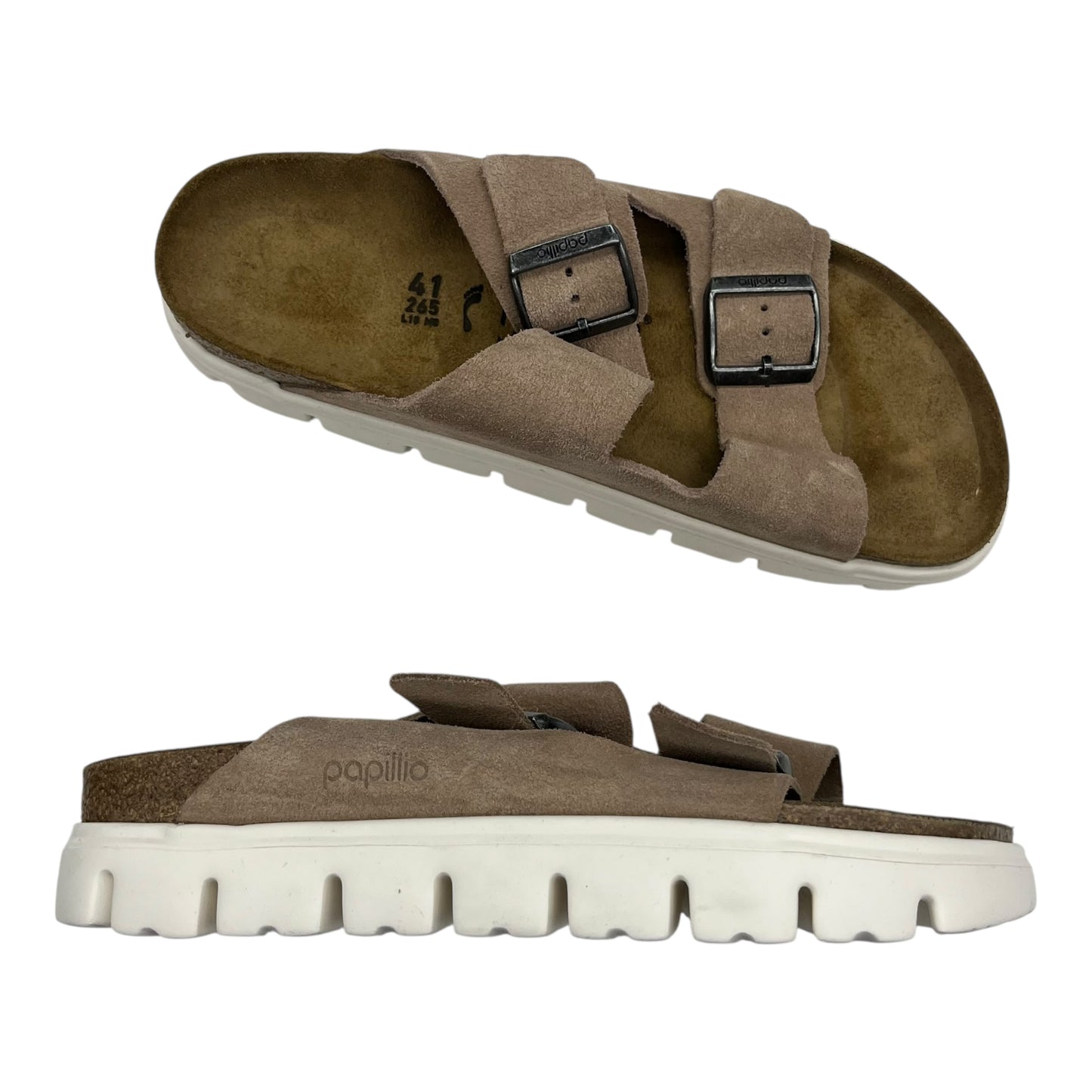 Sandals Flats By Cma In Brown, Size:10