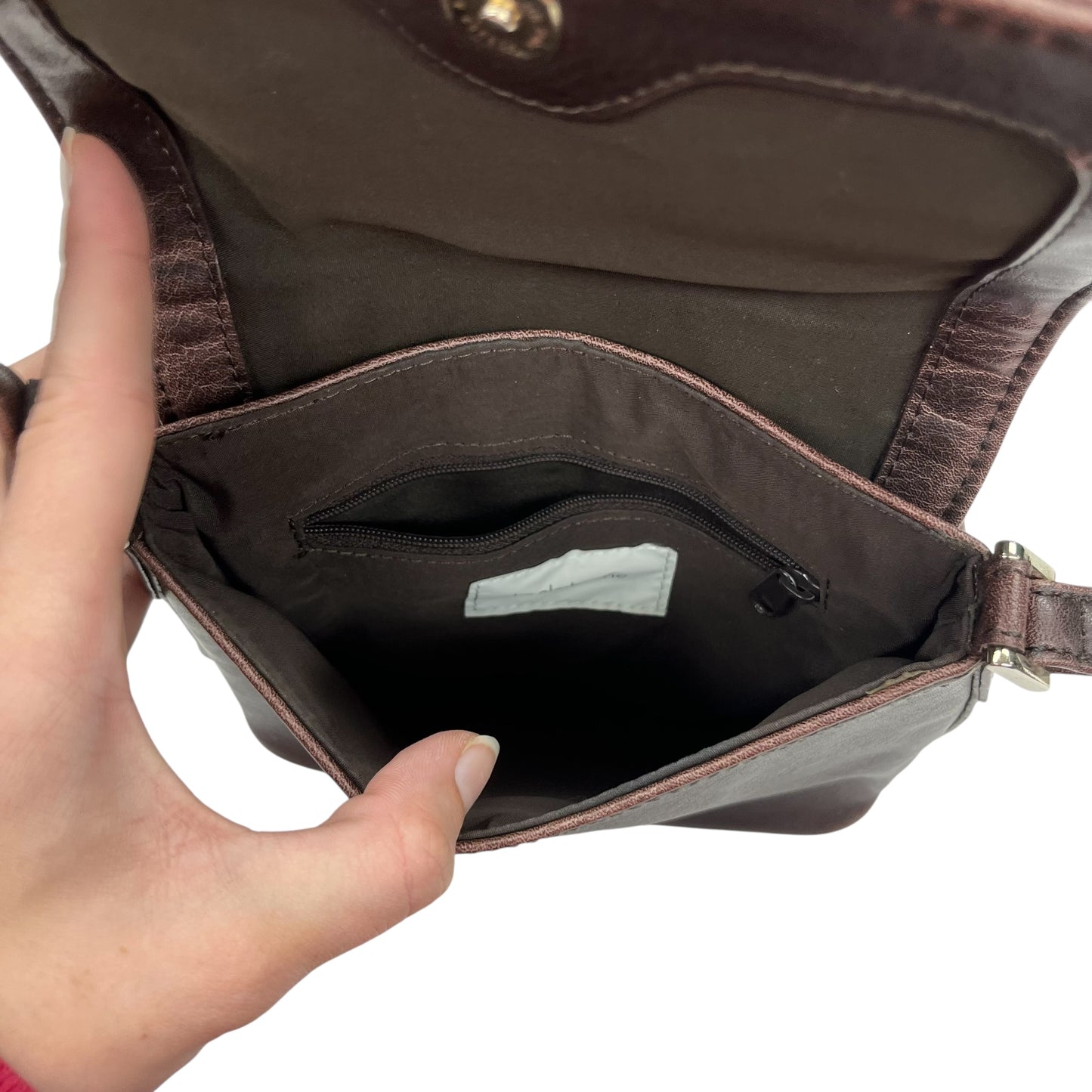 Crossbody By Liz Claiborne In Brown, Size:Small