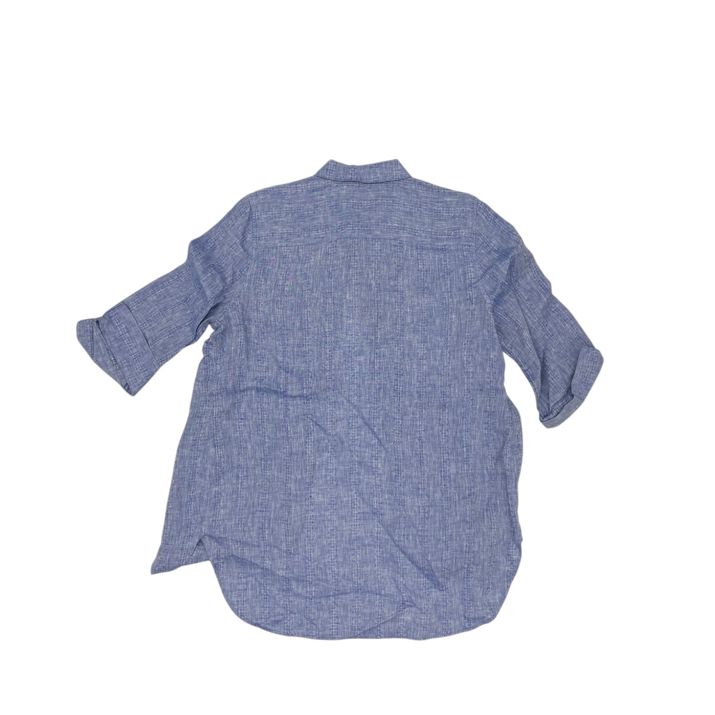 Blouse 3/4 Sleeve By Chicos In Blue, Size:M