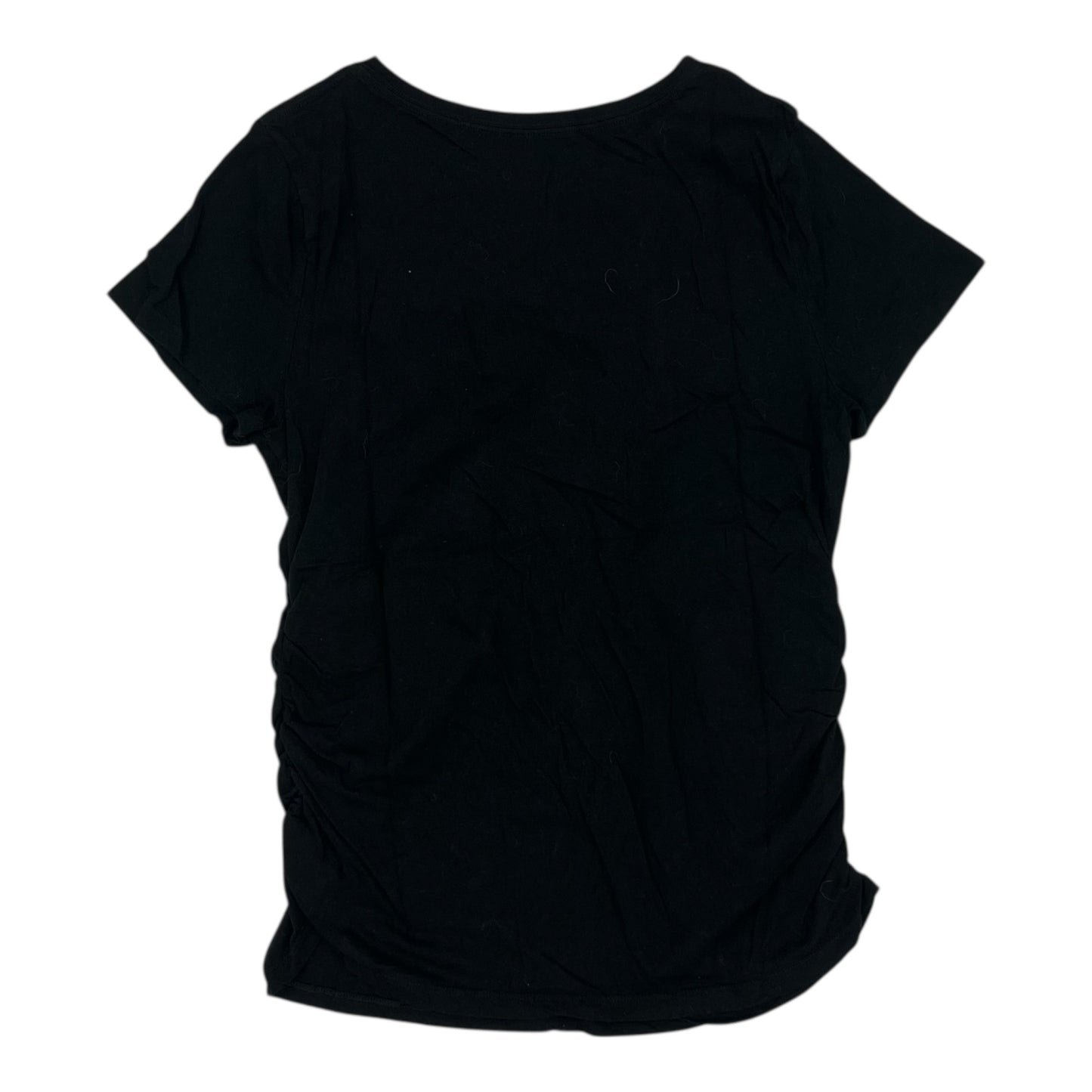 Mat Top Ss By Isabel Maternity In Black, Size:Xl