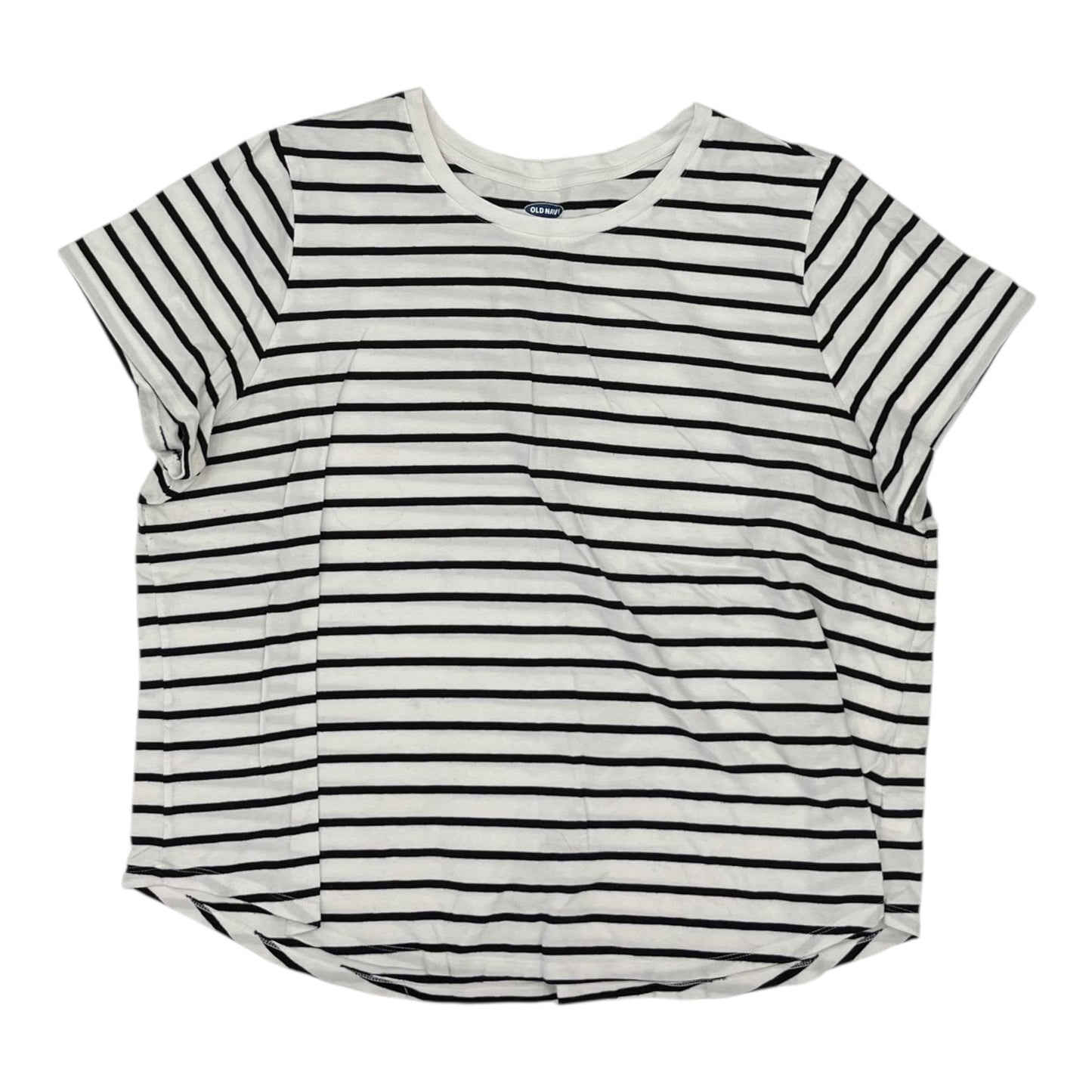 Top Ss By Old Navy In Black & White, Size:Xxl