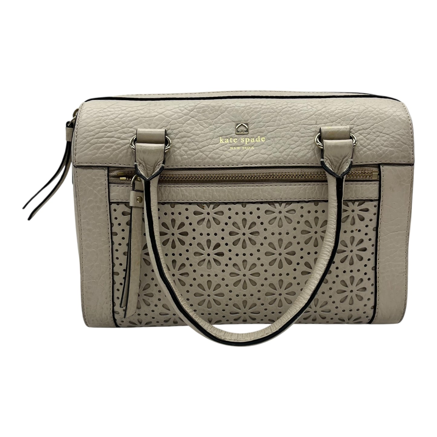 Handbag Designer By Kate Spade In Tan, Size:Medium