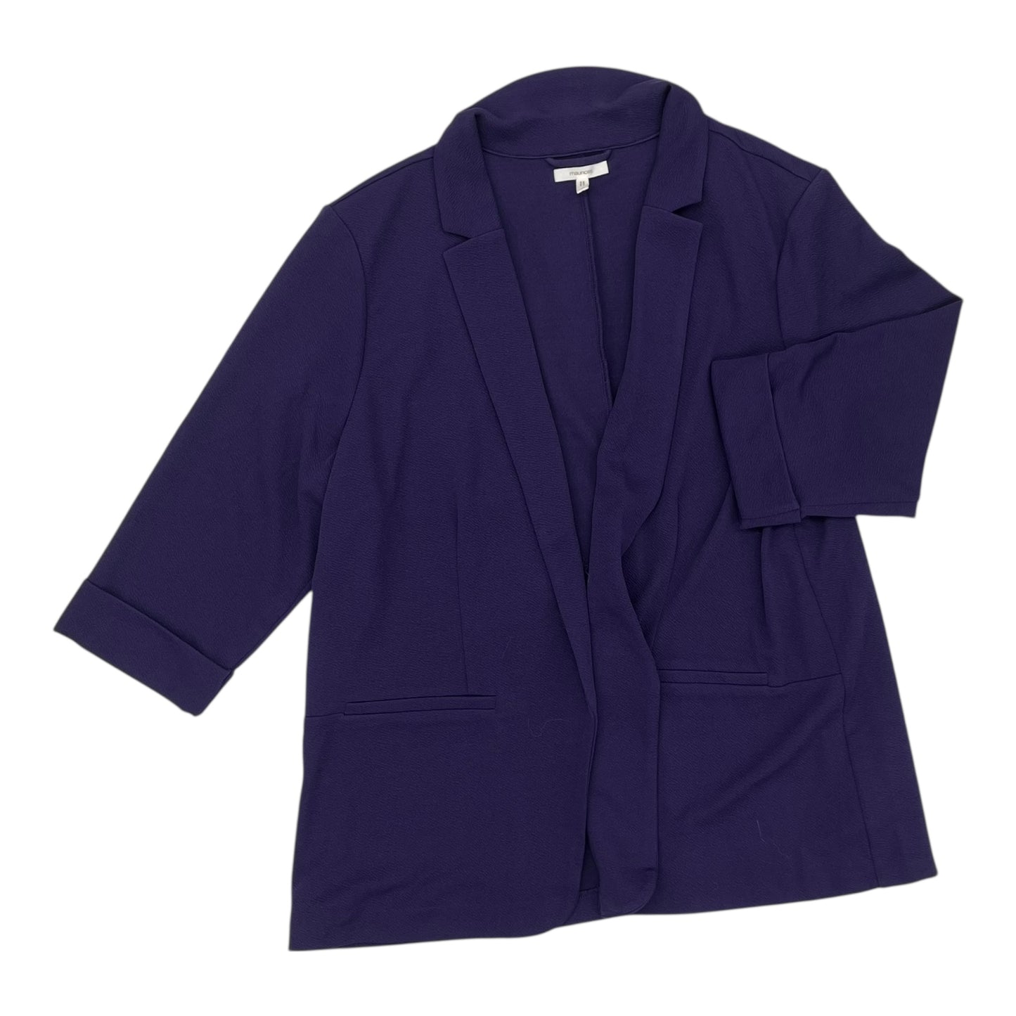 Blazer By Maurices In Purple, Size:1X