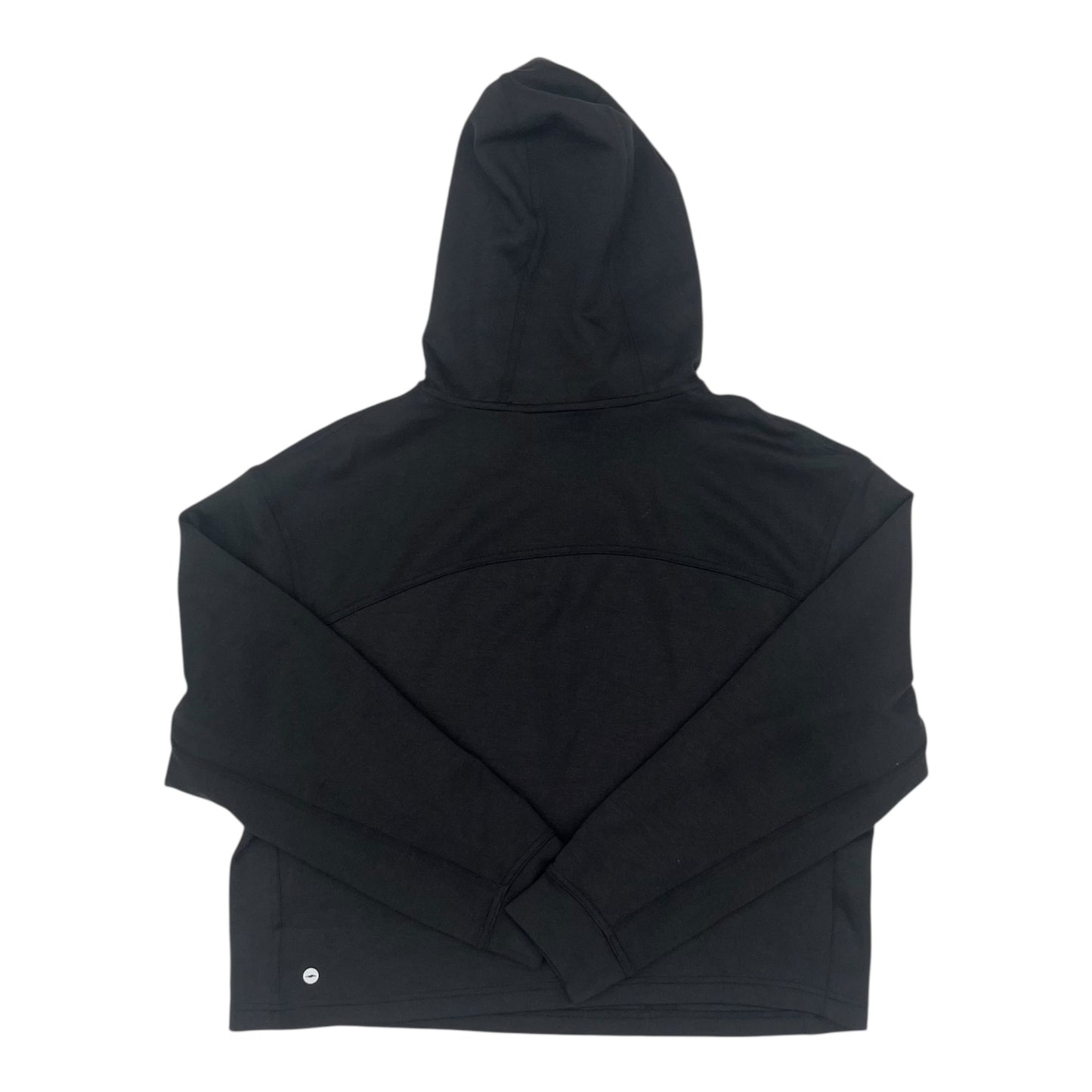 Athletic Sweatshirt Hoodie By Avia In Black, Size:L